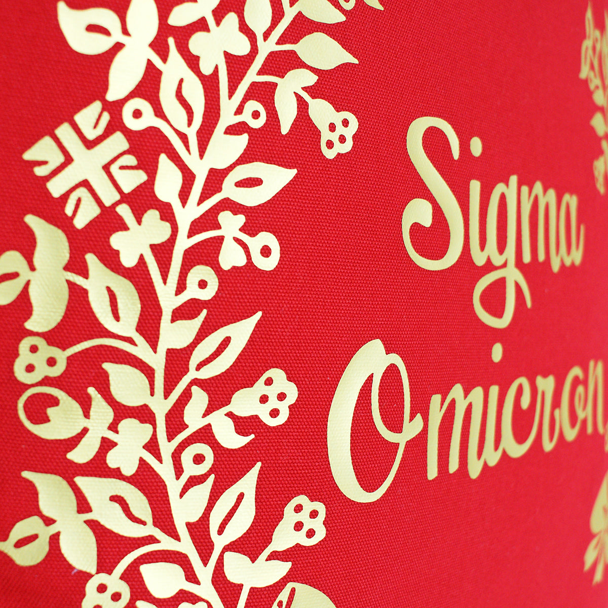 Brit and Bee Sorority Throw Pillow | Alpha Omicron Pi