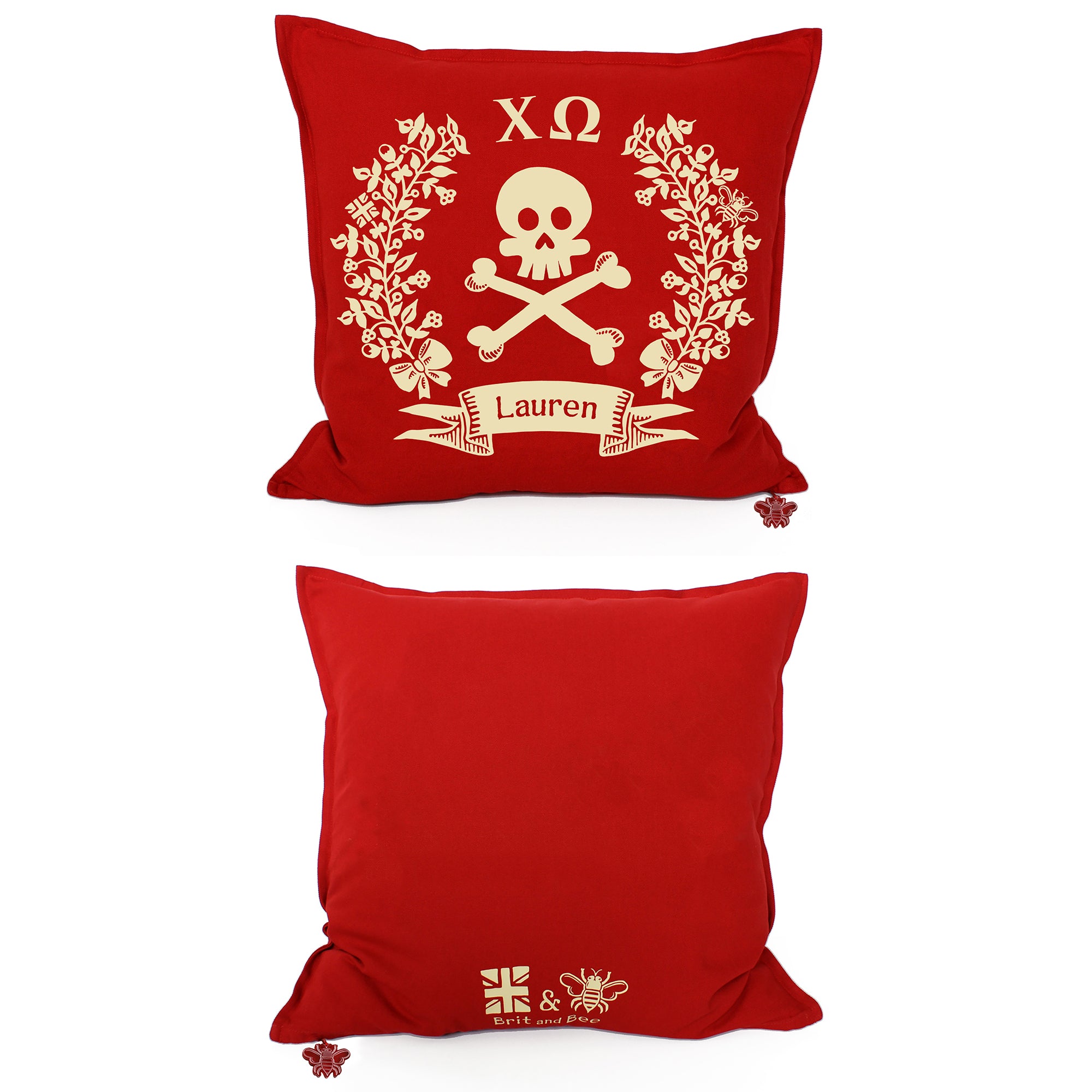 Chi Omega Pillow | Brit and Bee
