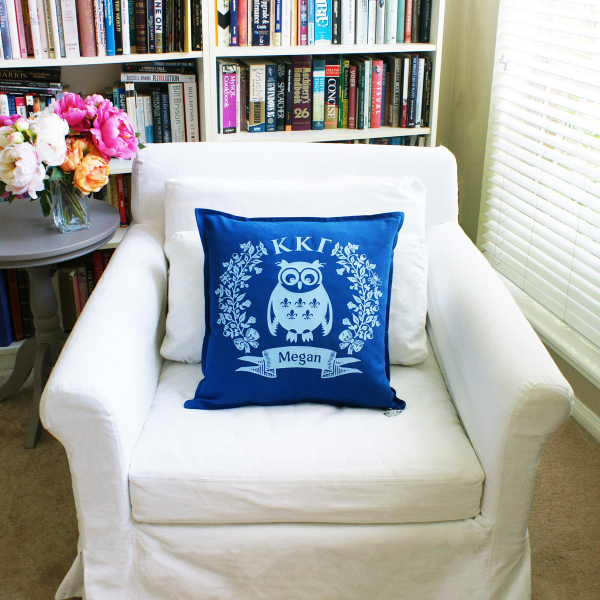 Kappa Kappa Gamma Pillow | Brit and Bee