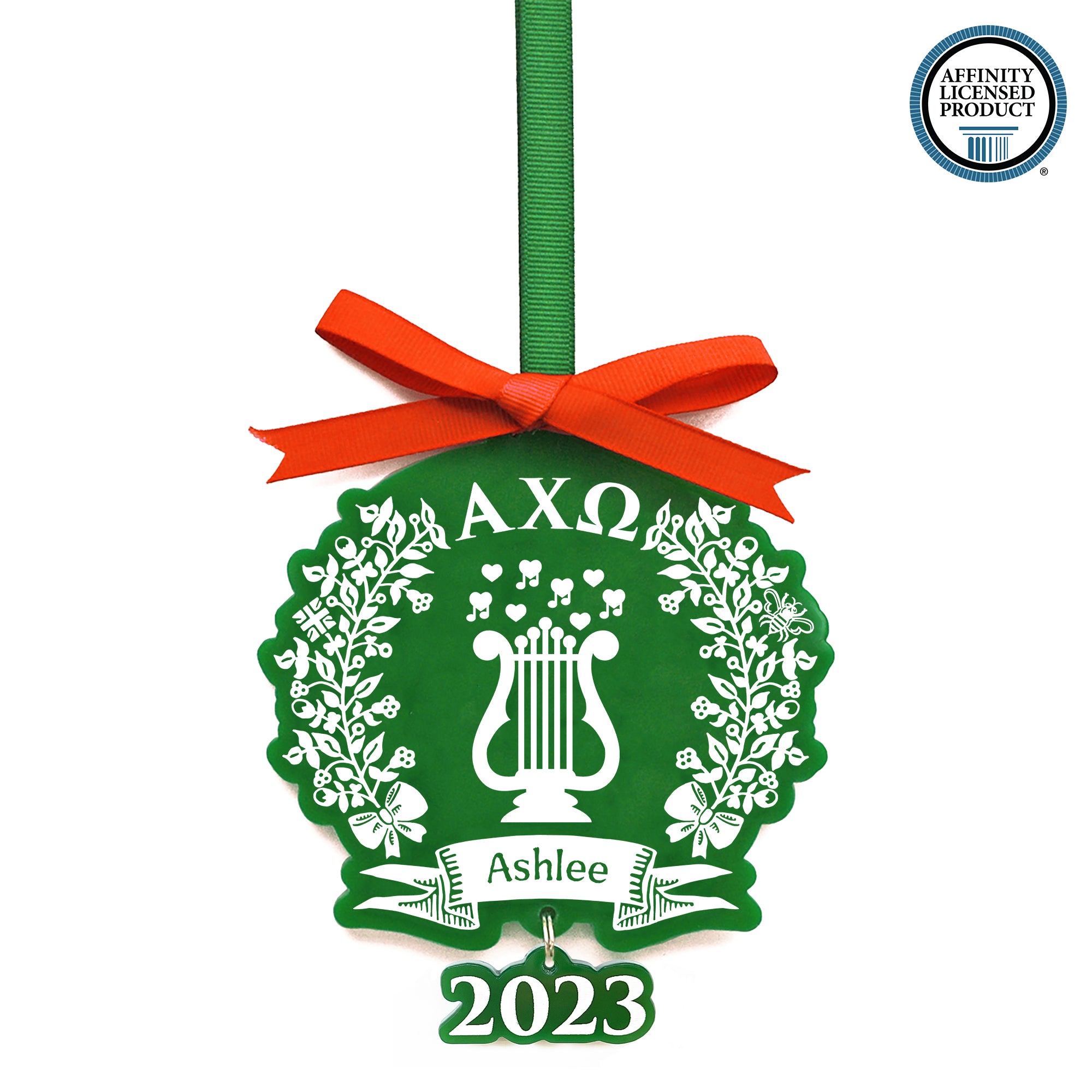 Alpha Chi Omega Ornament | Brit and Bee