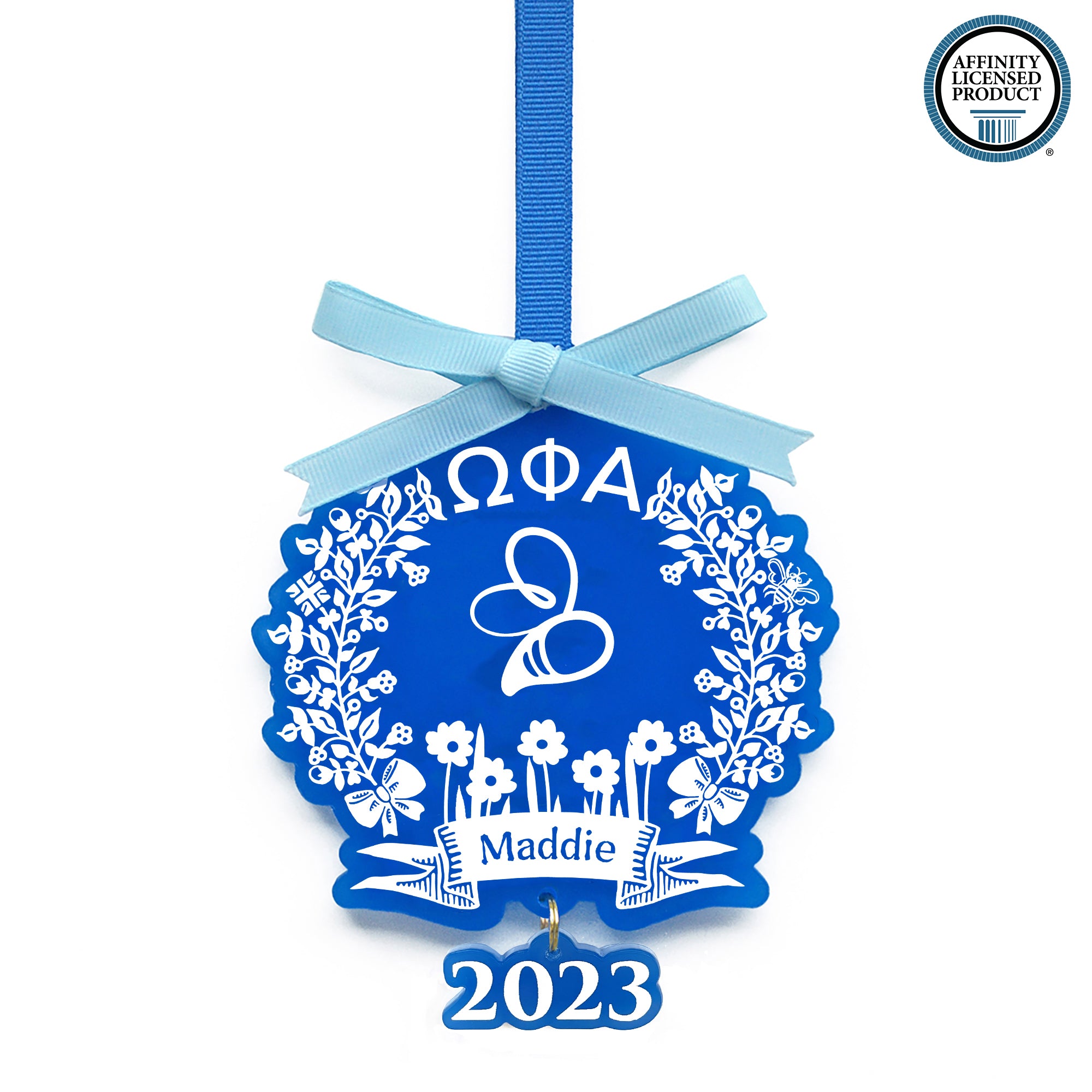 Omega Phi Alpha Ornament | Brit and Bee