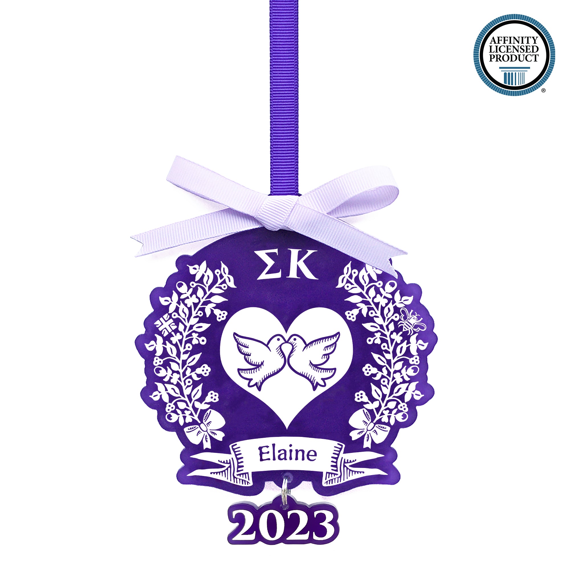 Sigma Kappa Ornament | Brit and Bee