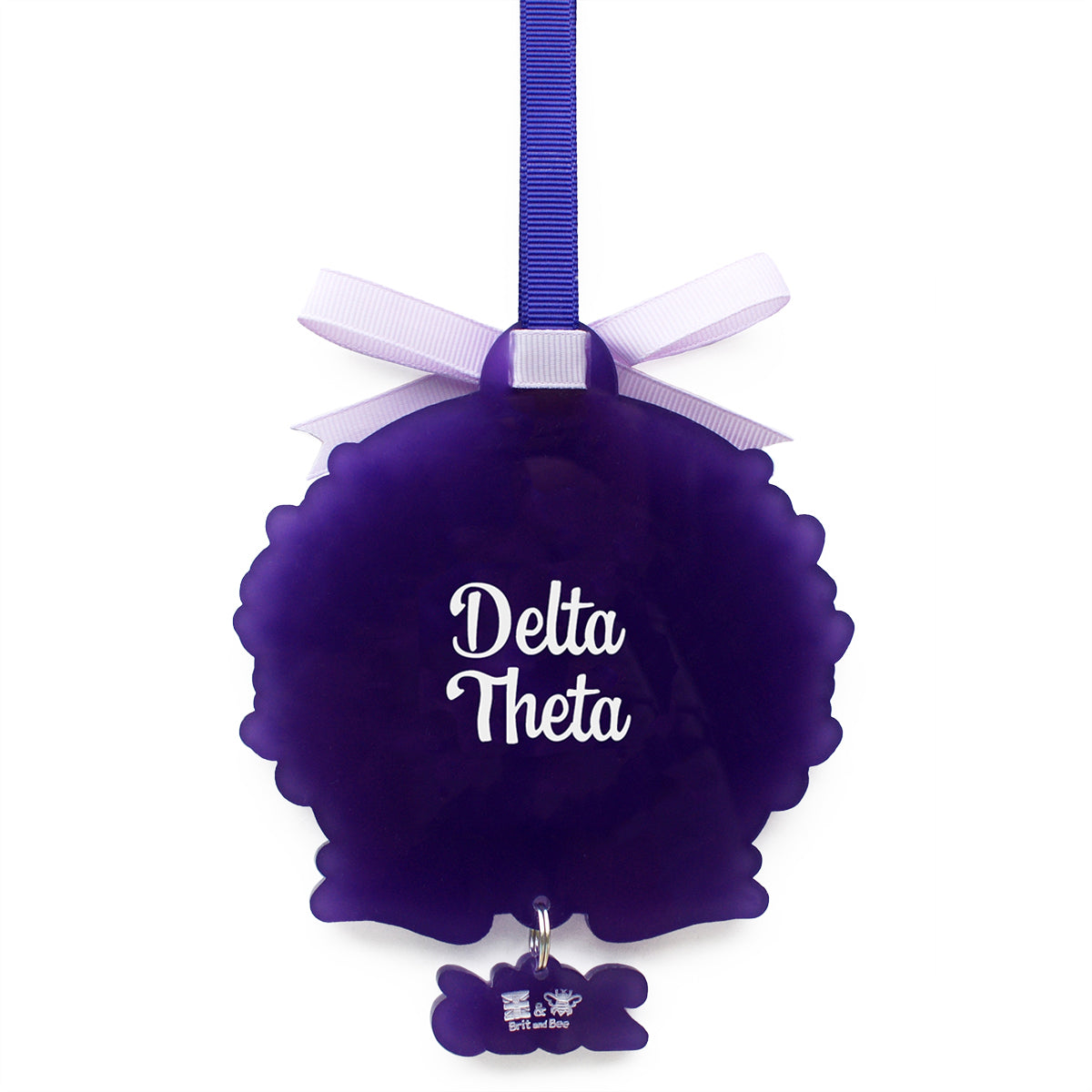 Brit and Bee Sorority Logo Ornament - Sigma Kappa