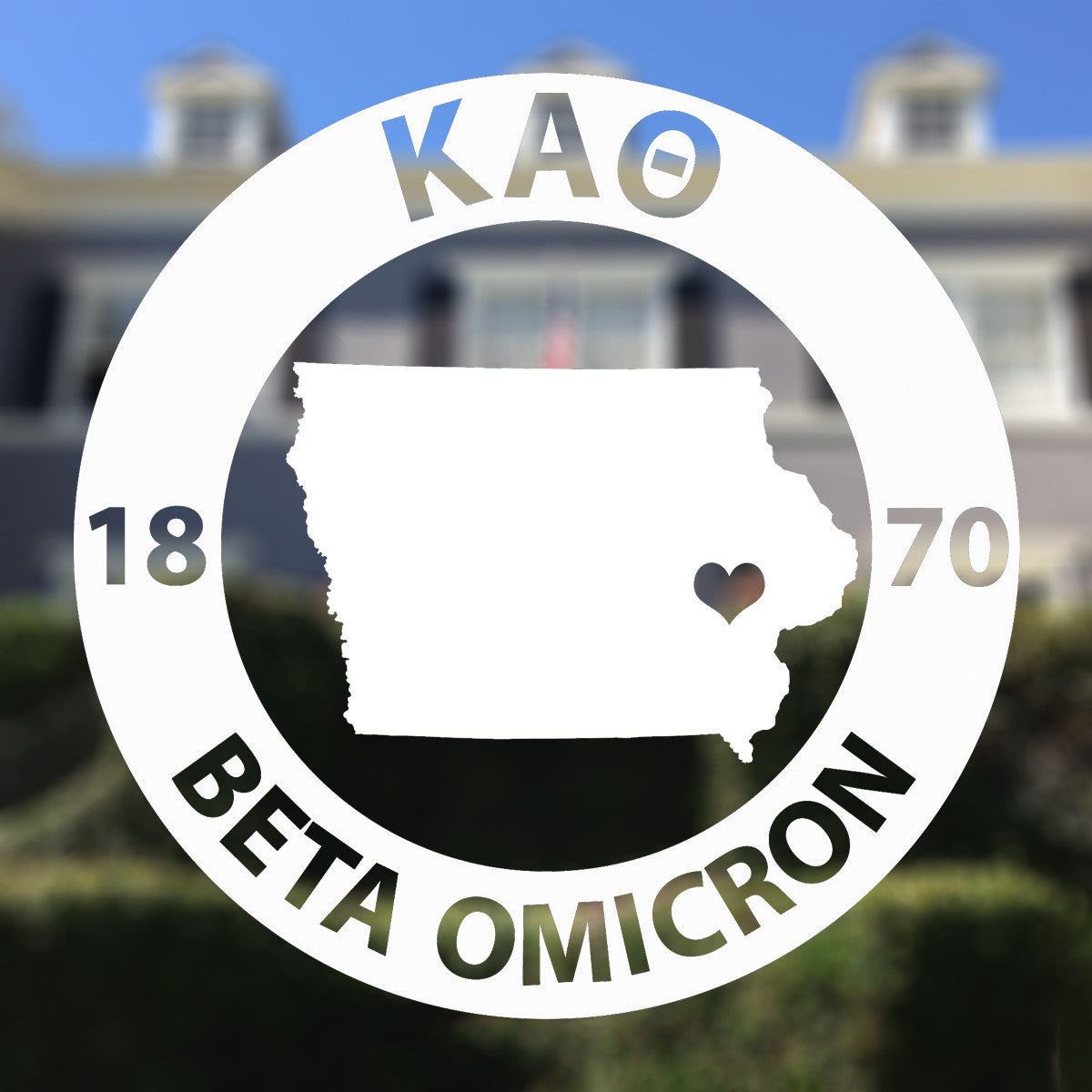 Brit and Bee Sorority State Decal - Kappa Alpha Theta