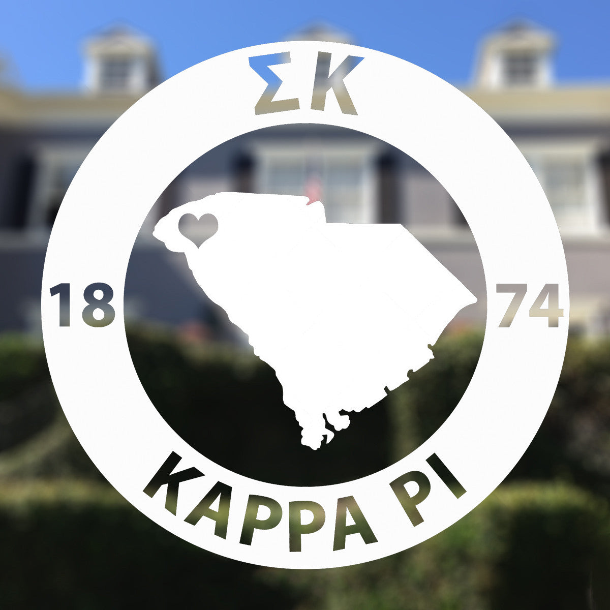 Brit and Bee Sorority State Decal - Sigma Kappa