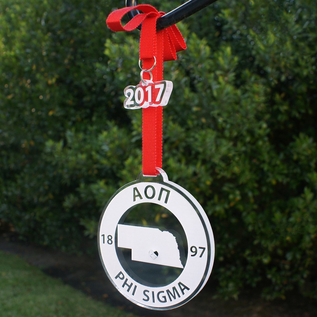 Alpha Omicron Pi Ornament | Brit and Bee