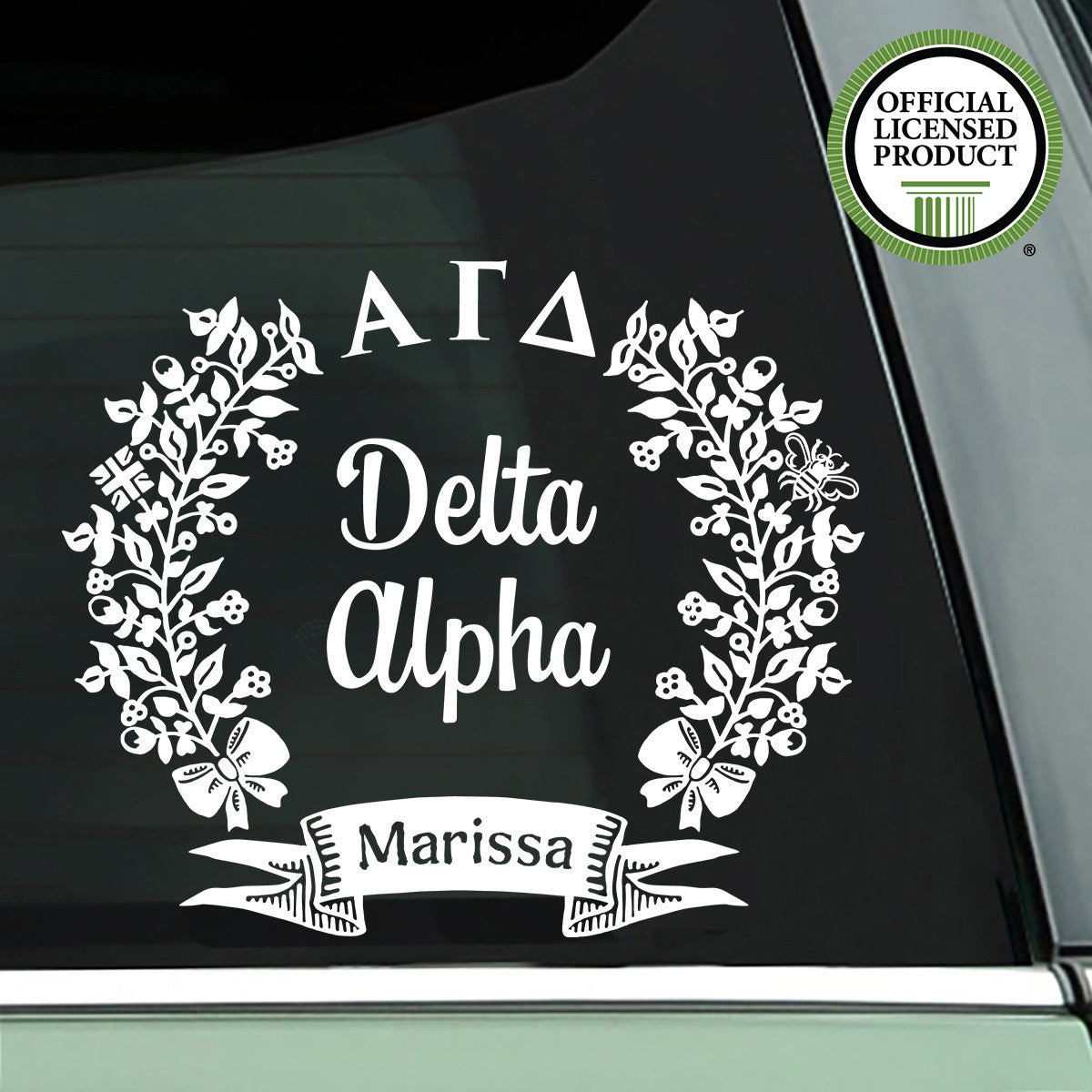 Alpha Gamma Delta Decal - Sorority Chapter