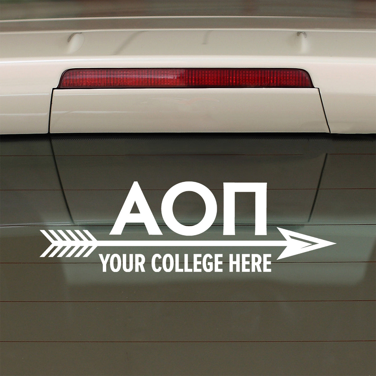 Brit and Bee Sorority Arrow Decal - Alpha Omicron Pi