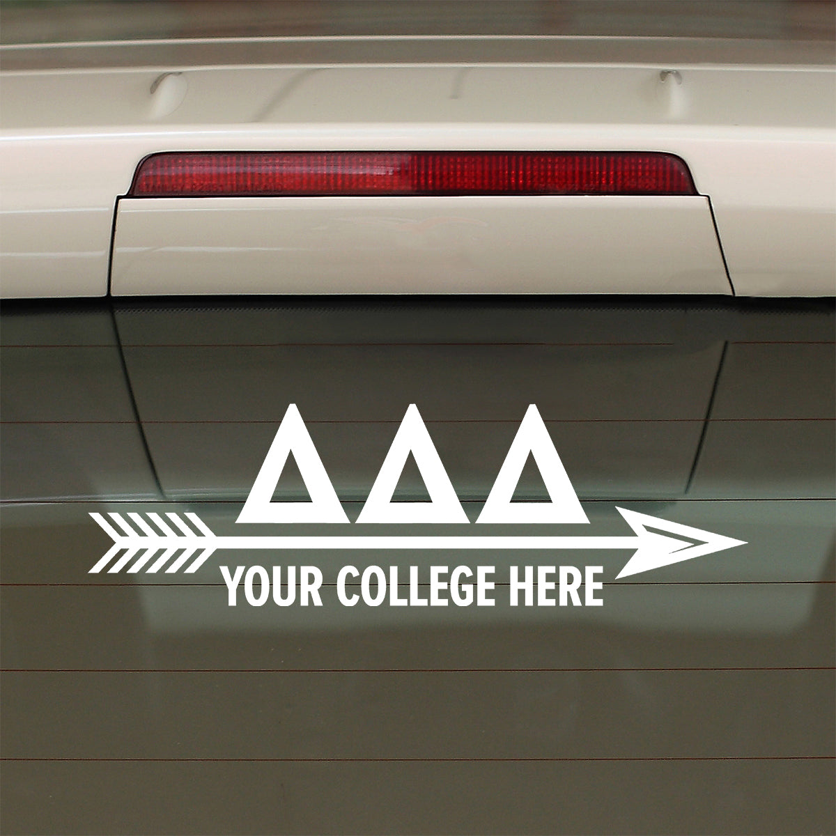 Brit and Bee Sorority Arrow Decal - Delta Delta Delta