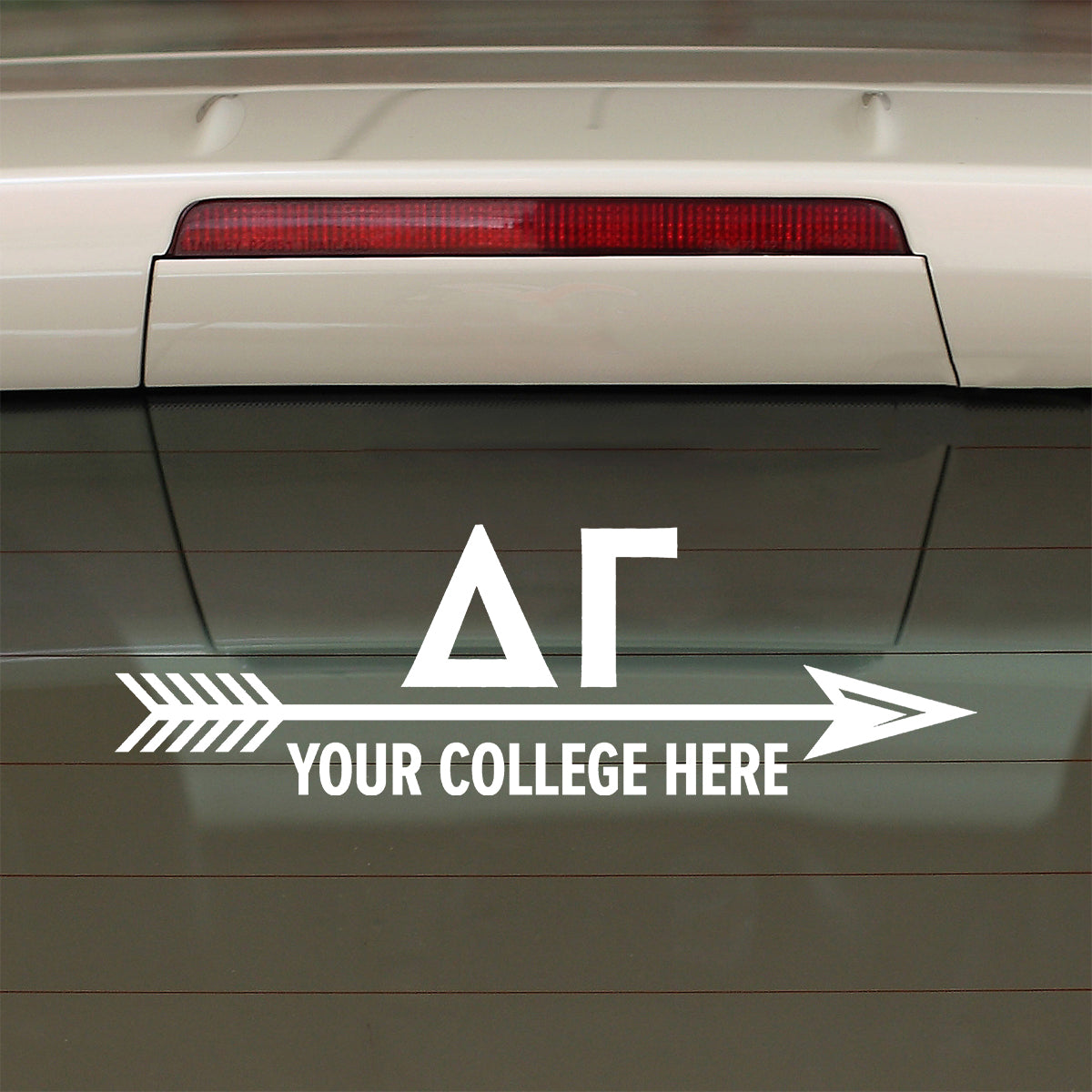 Brit and Bee Sorority Arrow Decal - Delta Gamma