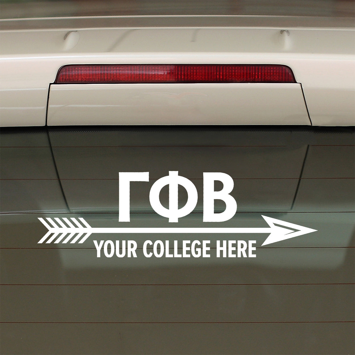 Brit and Bee Sorority Arrow Decal - Gamma Phi Beta