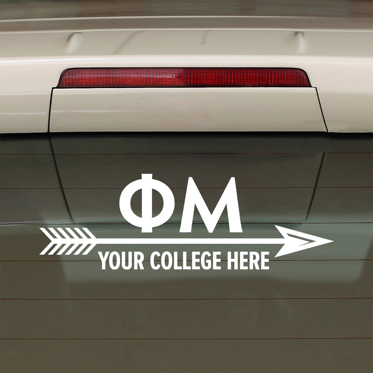 Brit and Bee Sorority Arrow Decal - Phi Mu