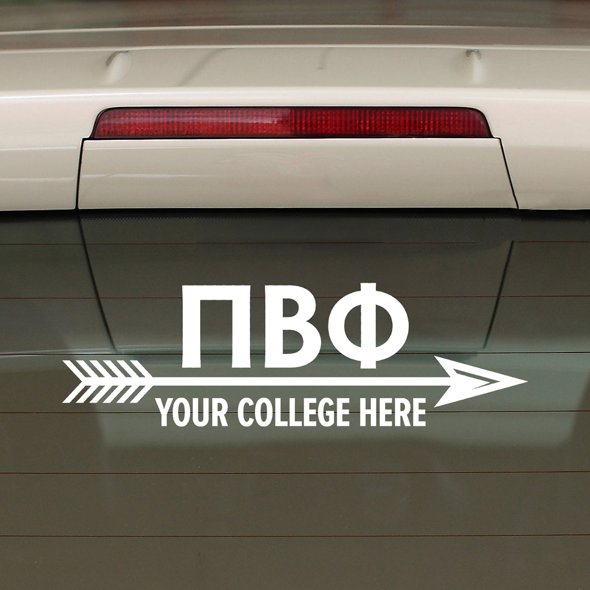 Brit and Bee Sorority Arrow Decal - Pi Beta Phi