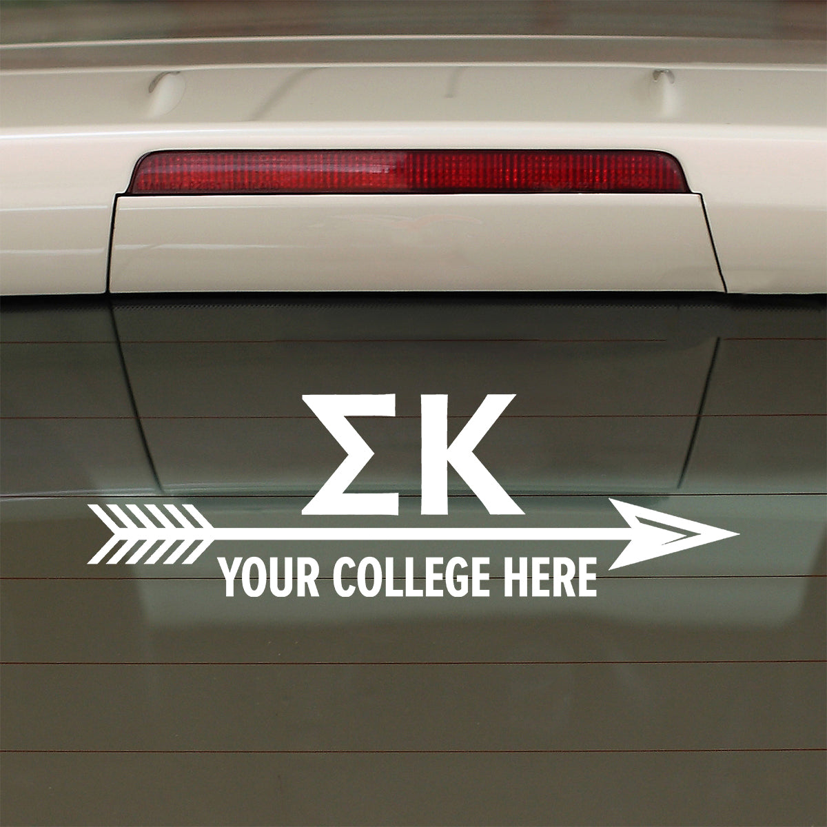 Brit and Bee Sorority Arrow Decal - Sigma Kappa