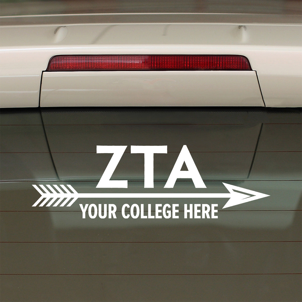 Brit and Bee Sorority Arrow Decal - Zeta Tau Alpha