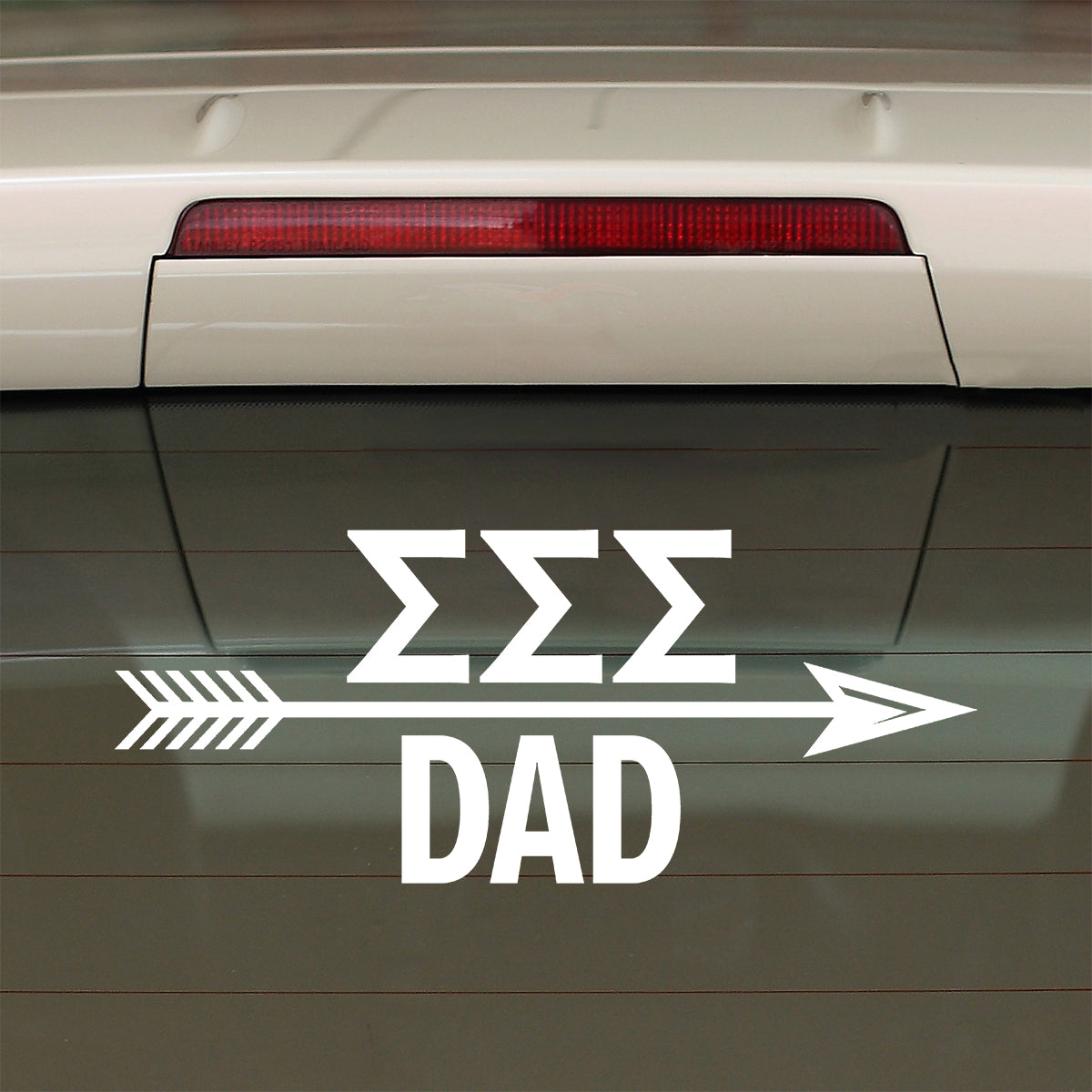 Brit and Bee Sorority Arrow Decal - Sigma Sigma Sigma