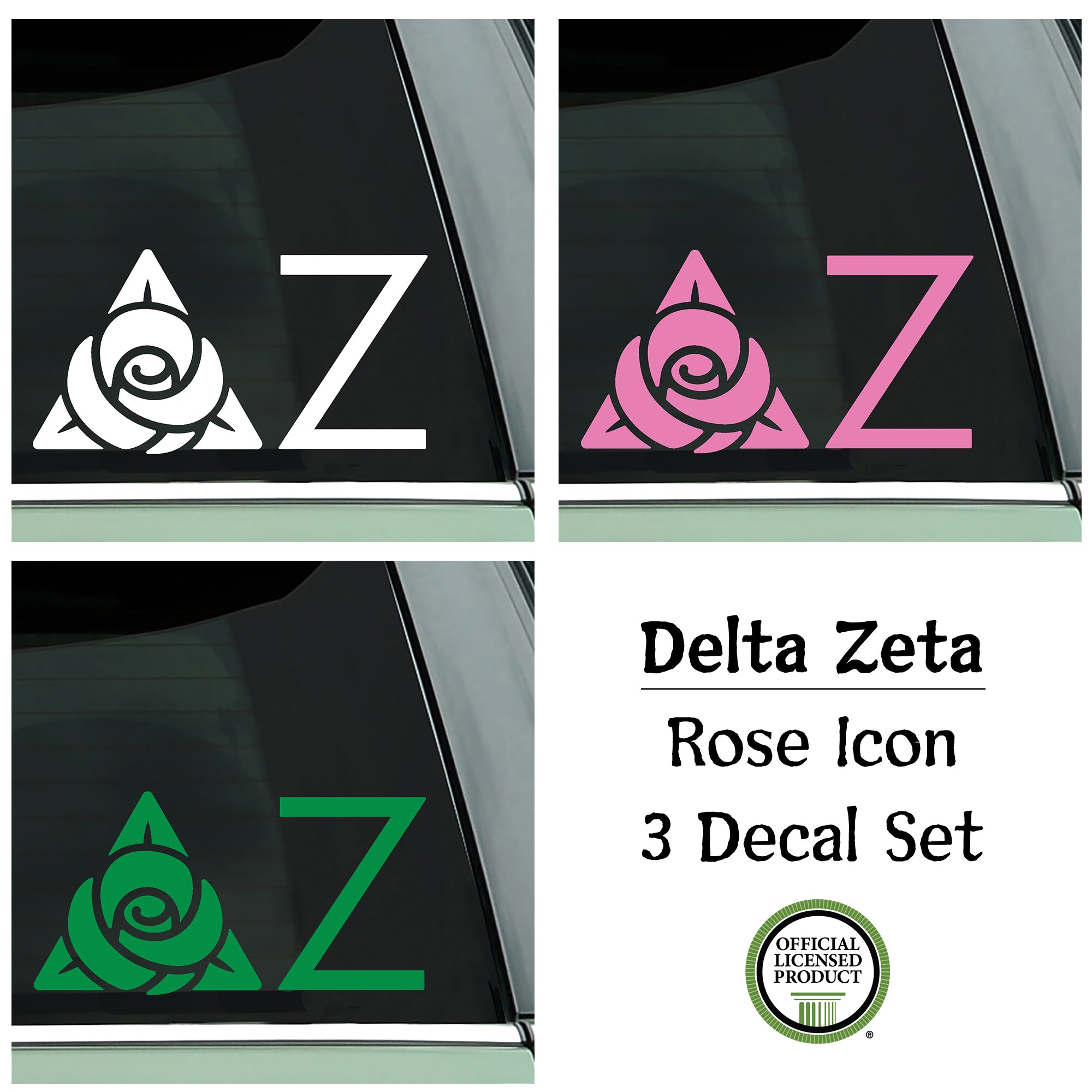 Delta Zeta Rose Icon Set | Brit and Bee