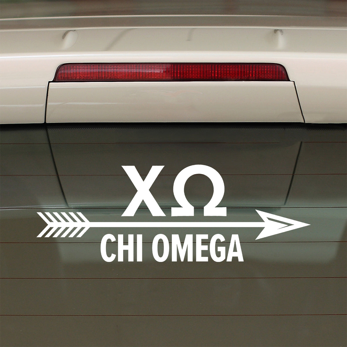 Brit and Bee Sorority Arrow Decal - Chi Omega