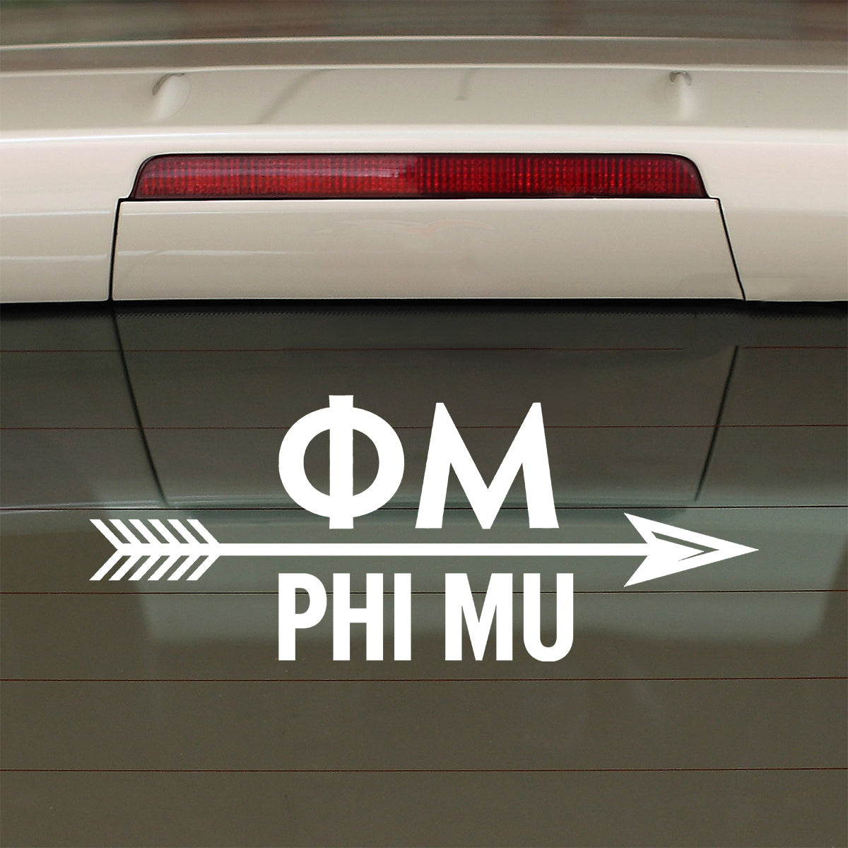 Brit and Bee Sorority Arrow Decal - Phi Mu