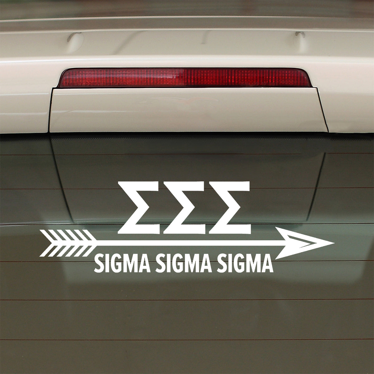 Brit and Bee Sorority Arrow Decal - Sigma Sigma Sigma