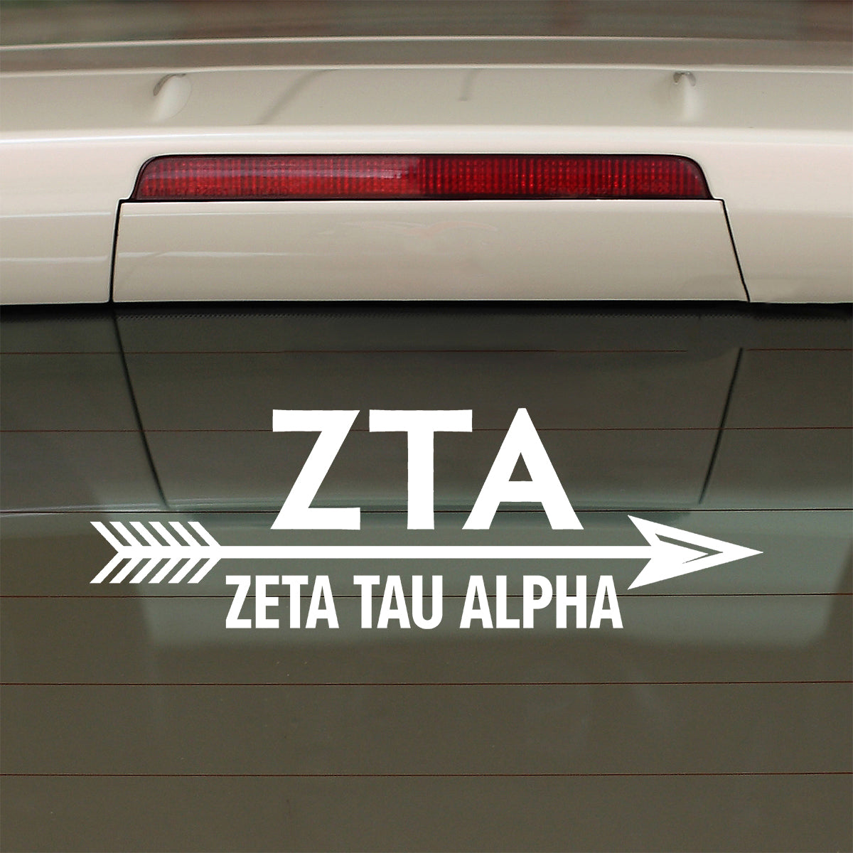 Brit and Bee Sorority Arrow Decal - Zeta Tau Alpha