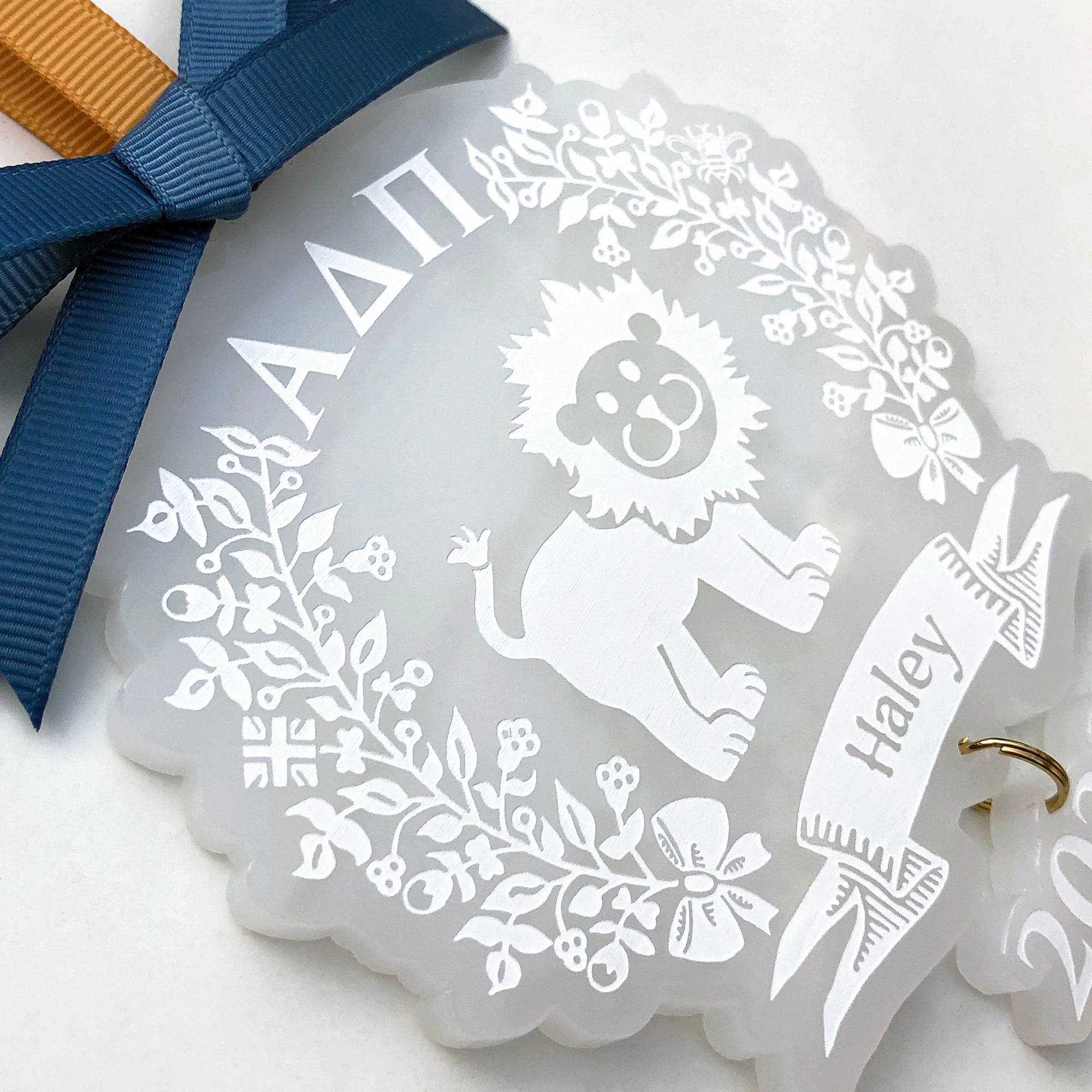 Alpha Delta Pi Sorority Ornament | Brit and Bee