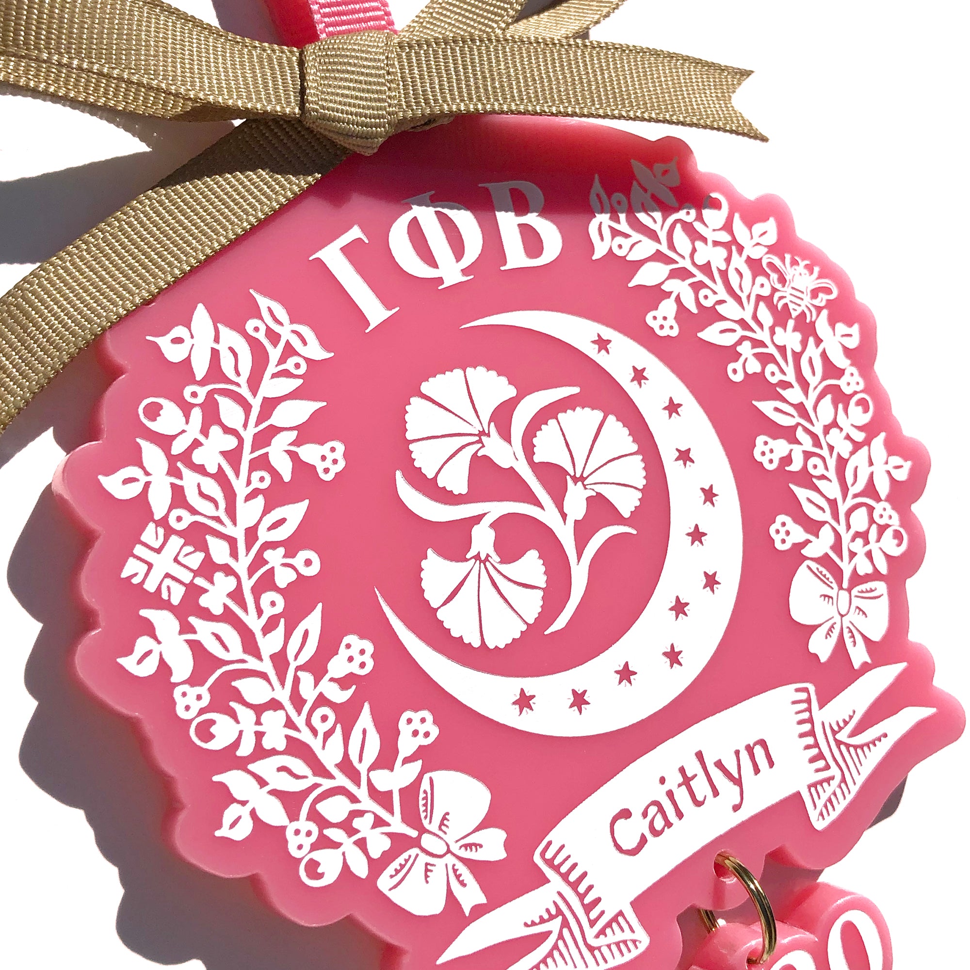 Gamma Phi Beta Sorority Ornament | Brit and Bee