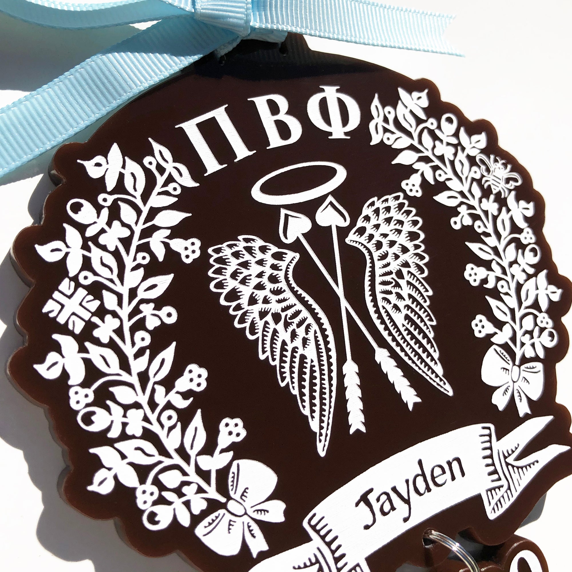 Sorority Logo Ornament - Pi Beta Phi