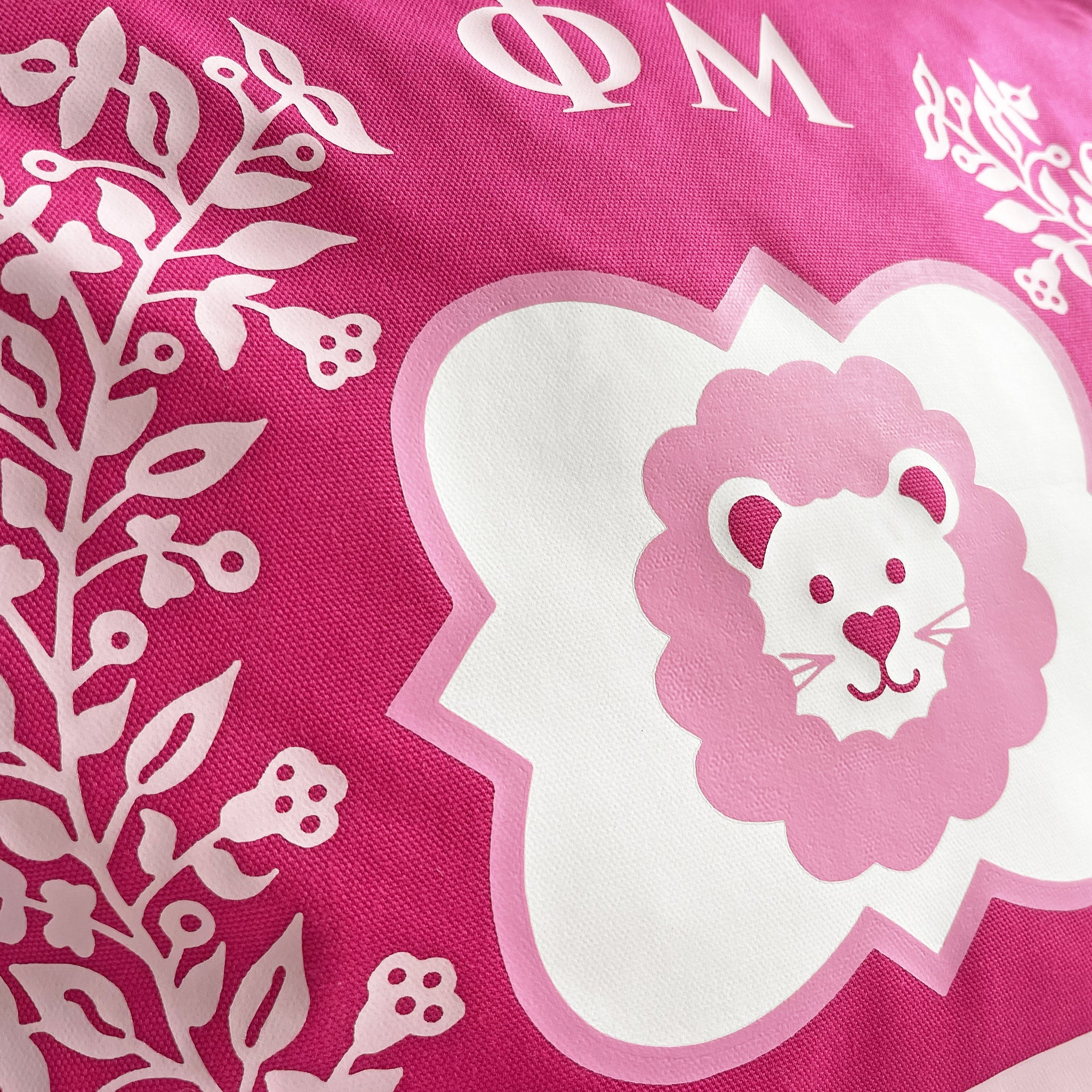 Phi Mu Sorority Pillow | Brit and Bee