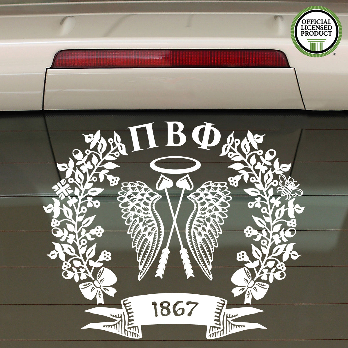 Brit and Bee Sorority Logo Decal - Pi Beta Phi