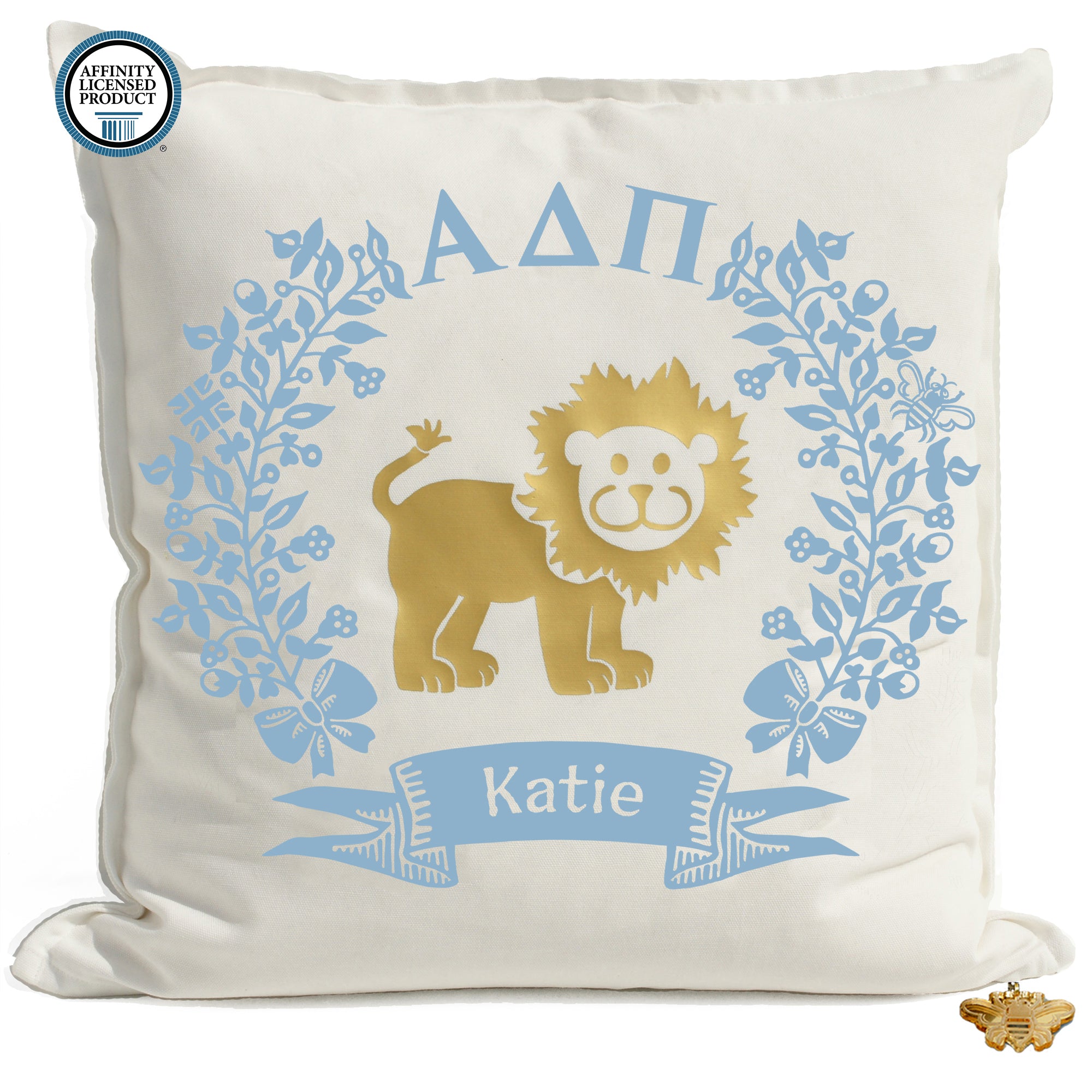 Alpha Delta Pi Pillow | Brit and Bee