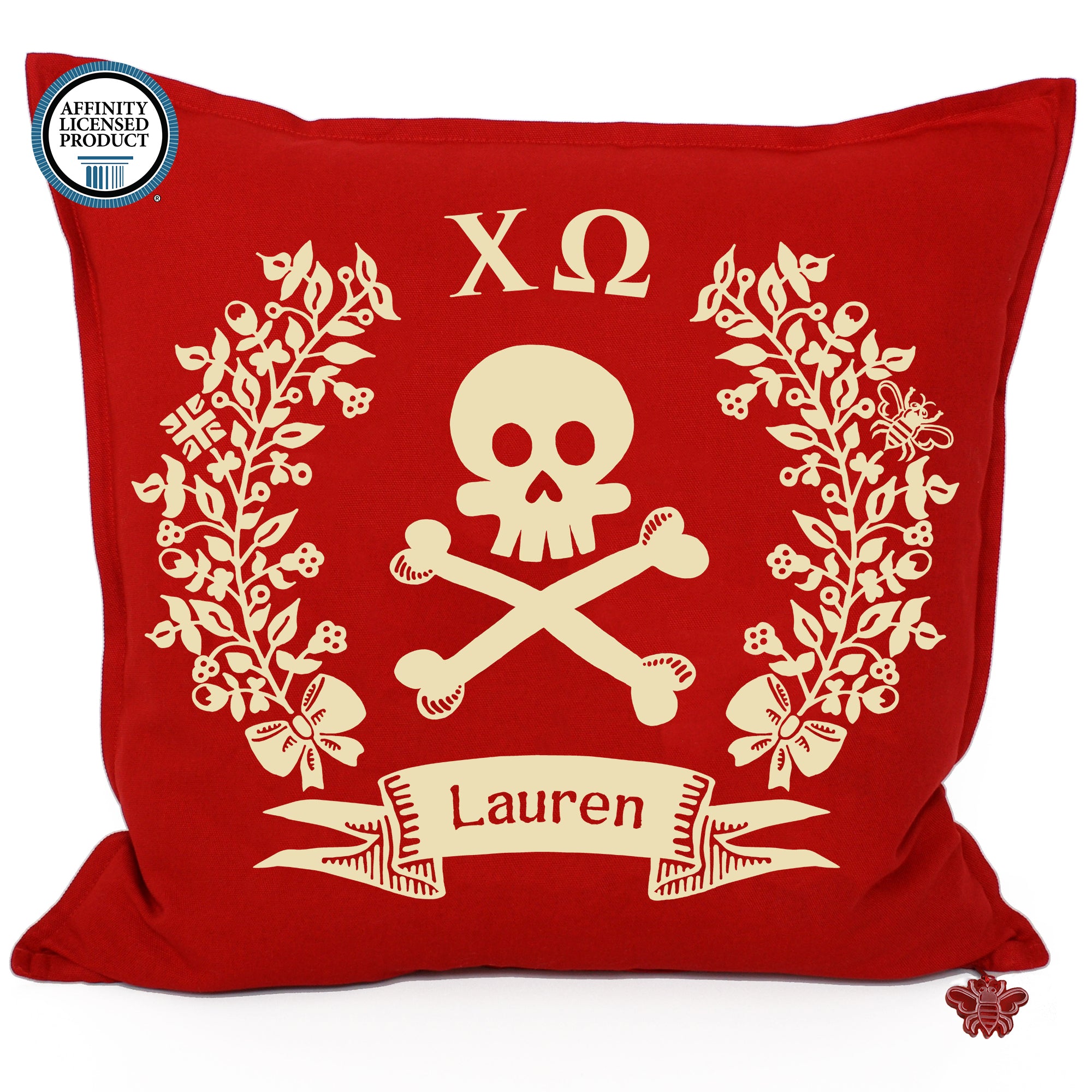Chi Omega Pillow | Brit and Bee