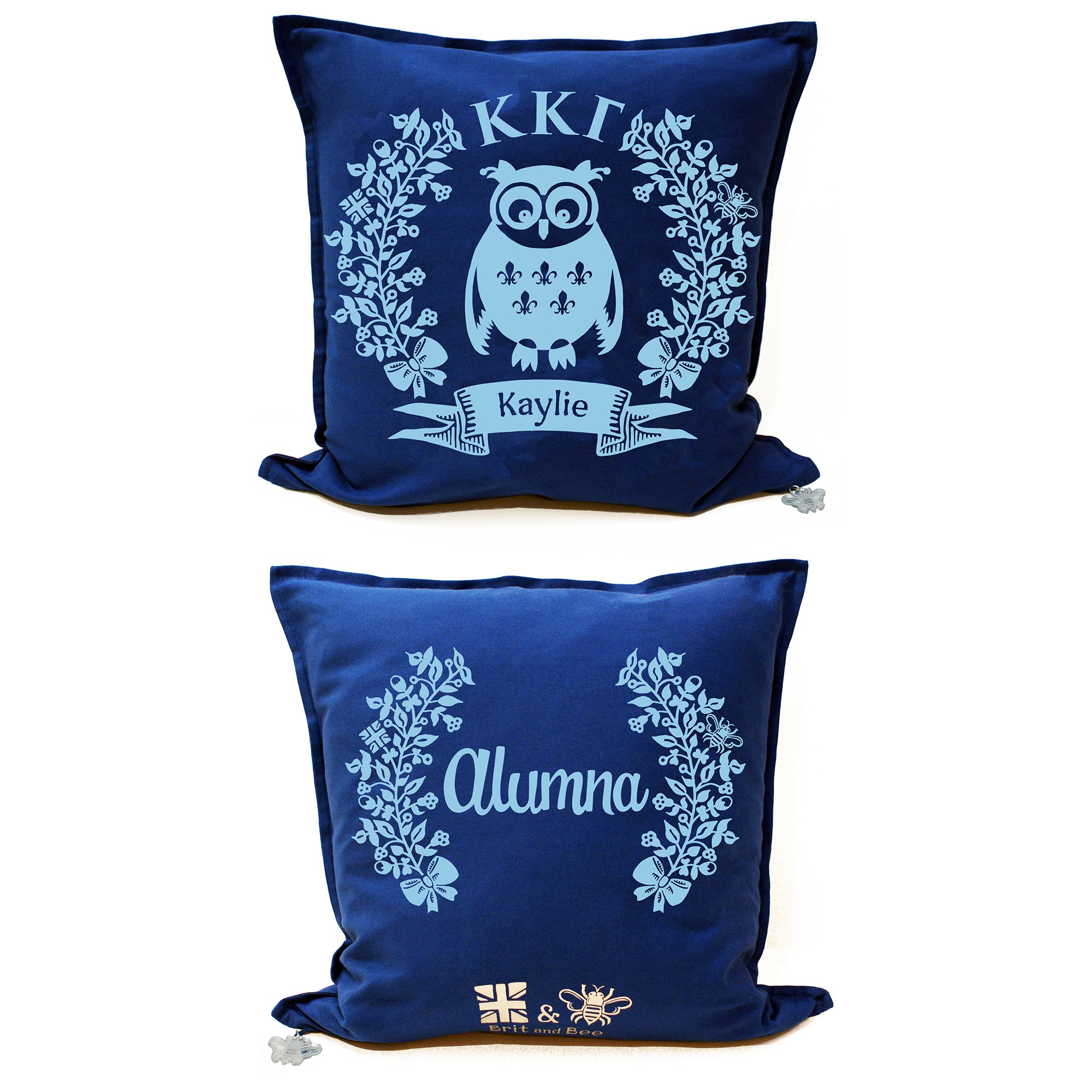 Kappa Kappa Gamma Pillow | Brit and Bee