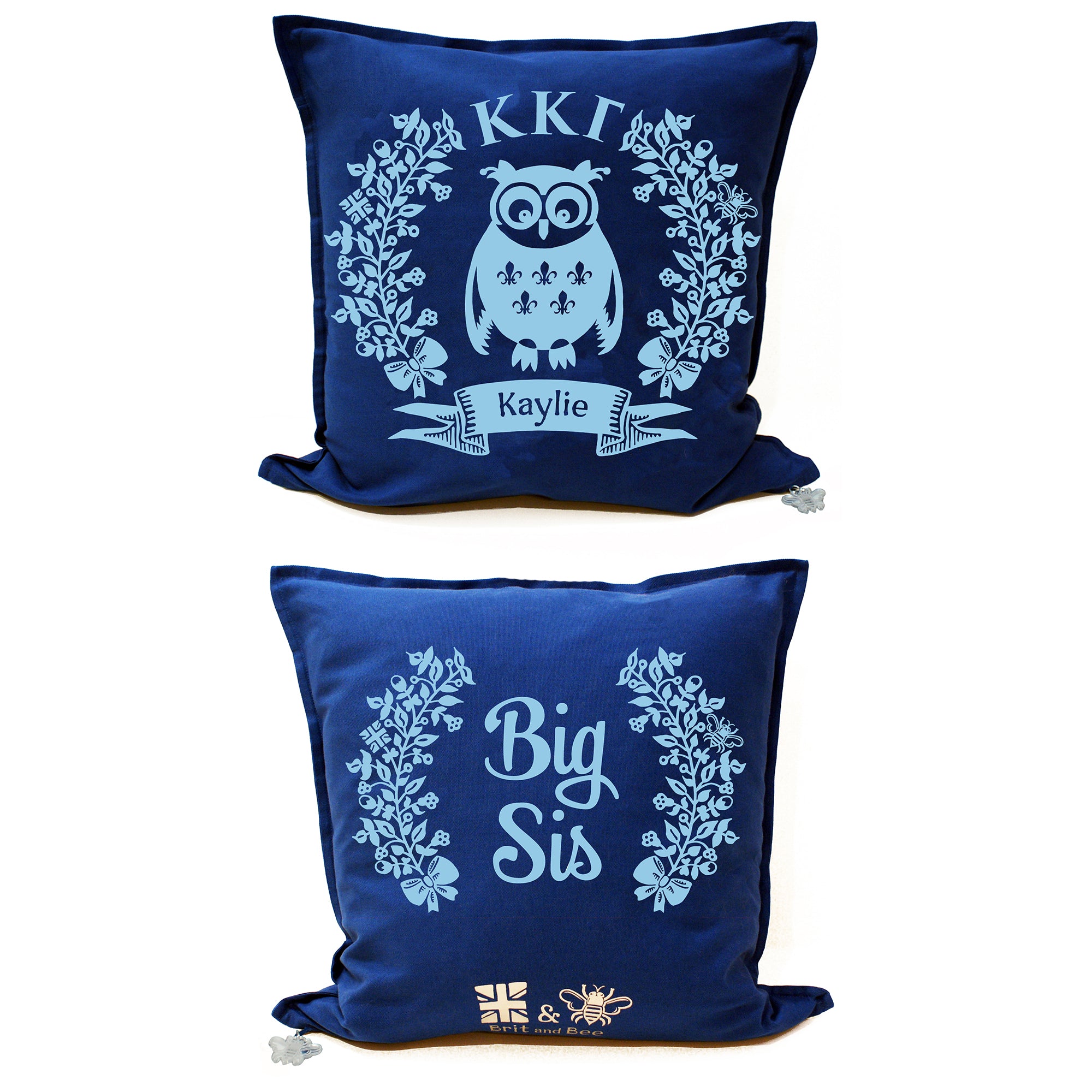 Kappa Kappa Gamma Pillow | Brit and Bee