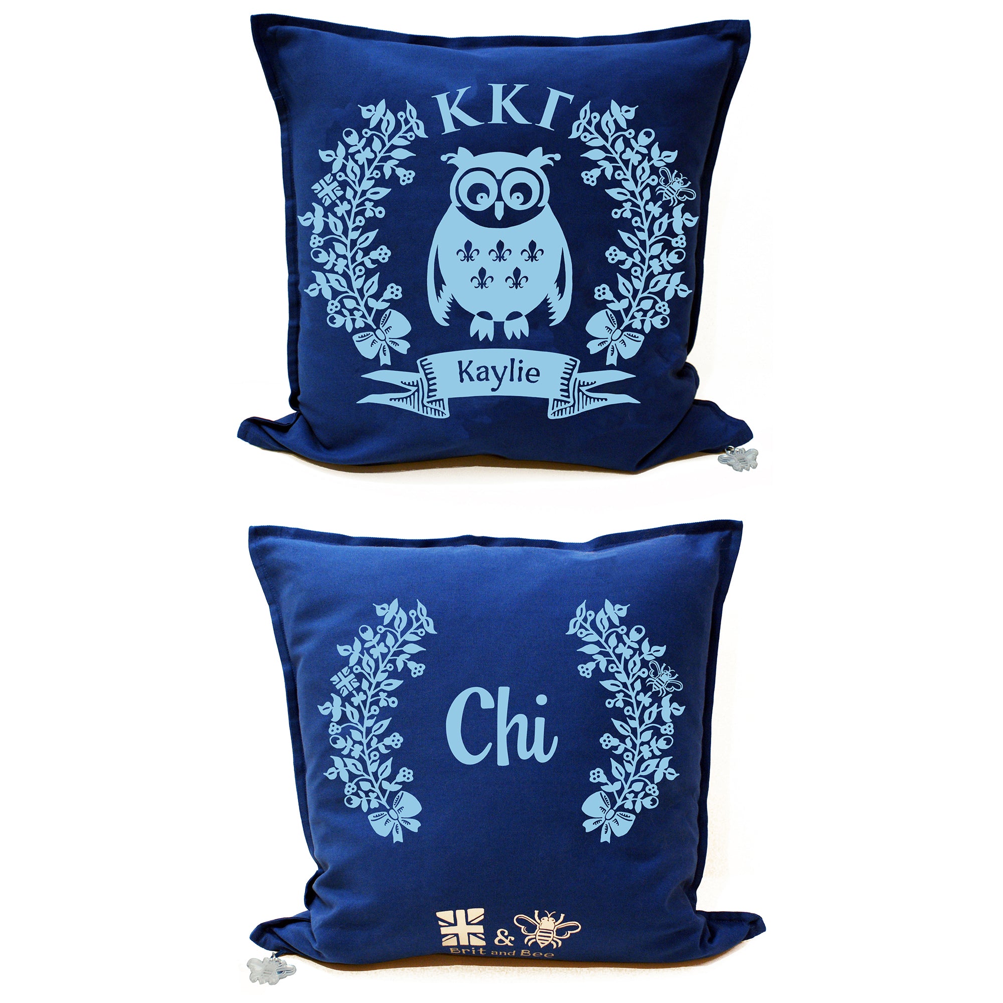 Kappa Kappa Gamma Pillow | Brit and Bee