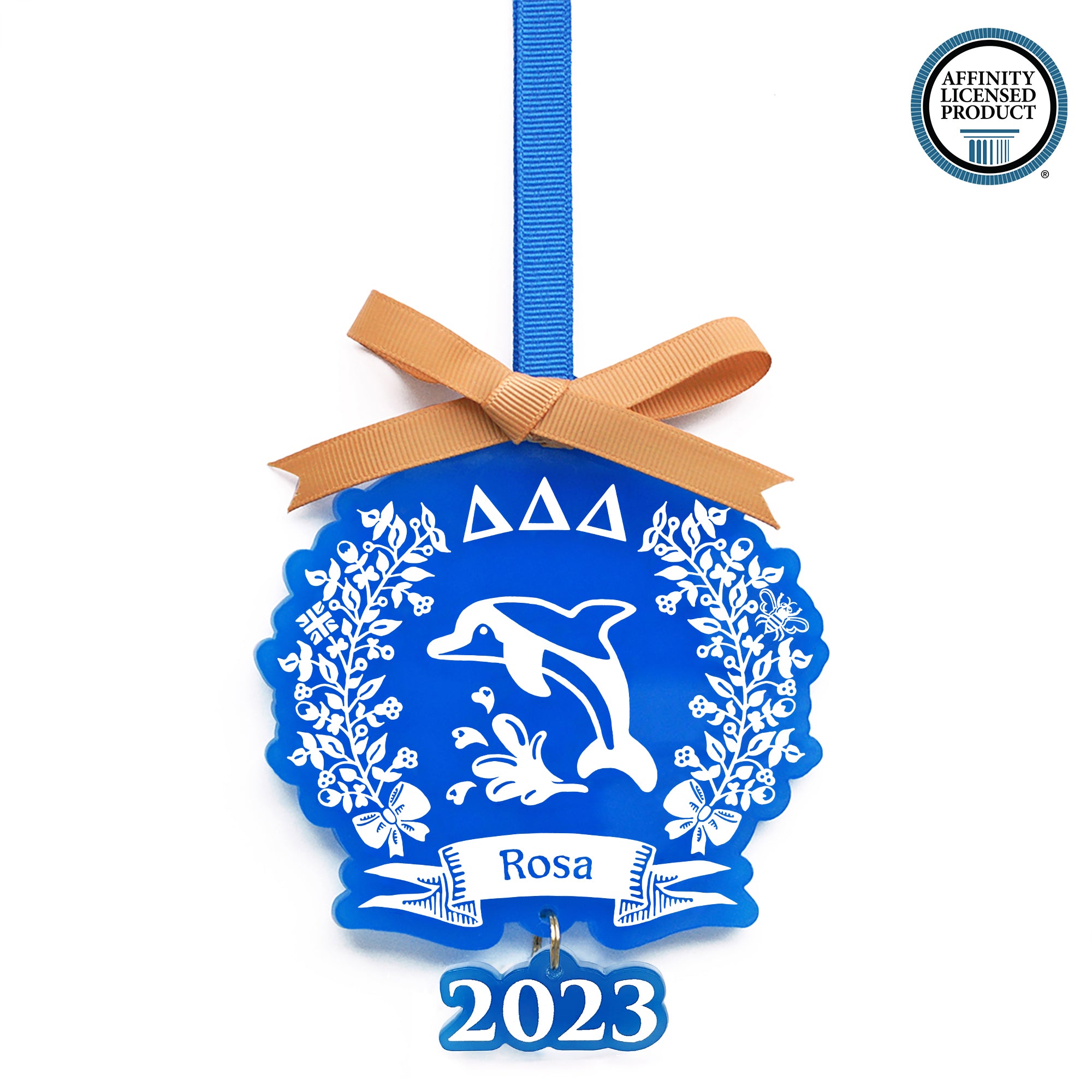 Tri Delta Ornament | Brit and Bee