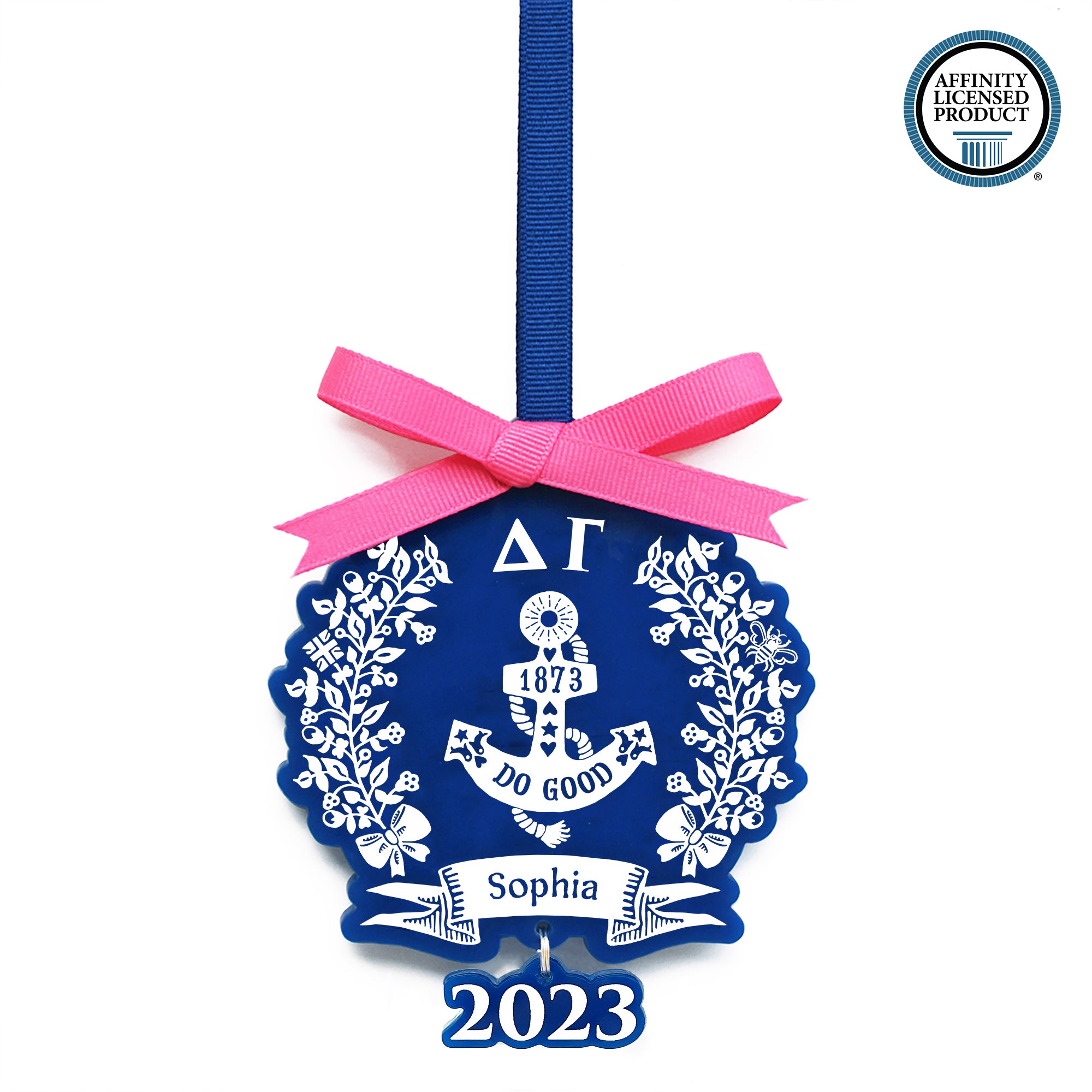 Delta Gamma Ornament | Brit and Bee
