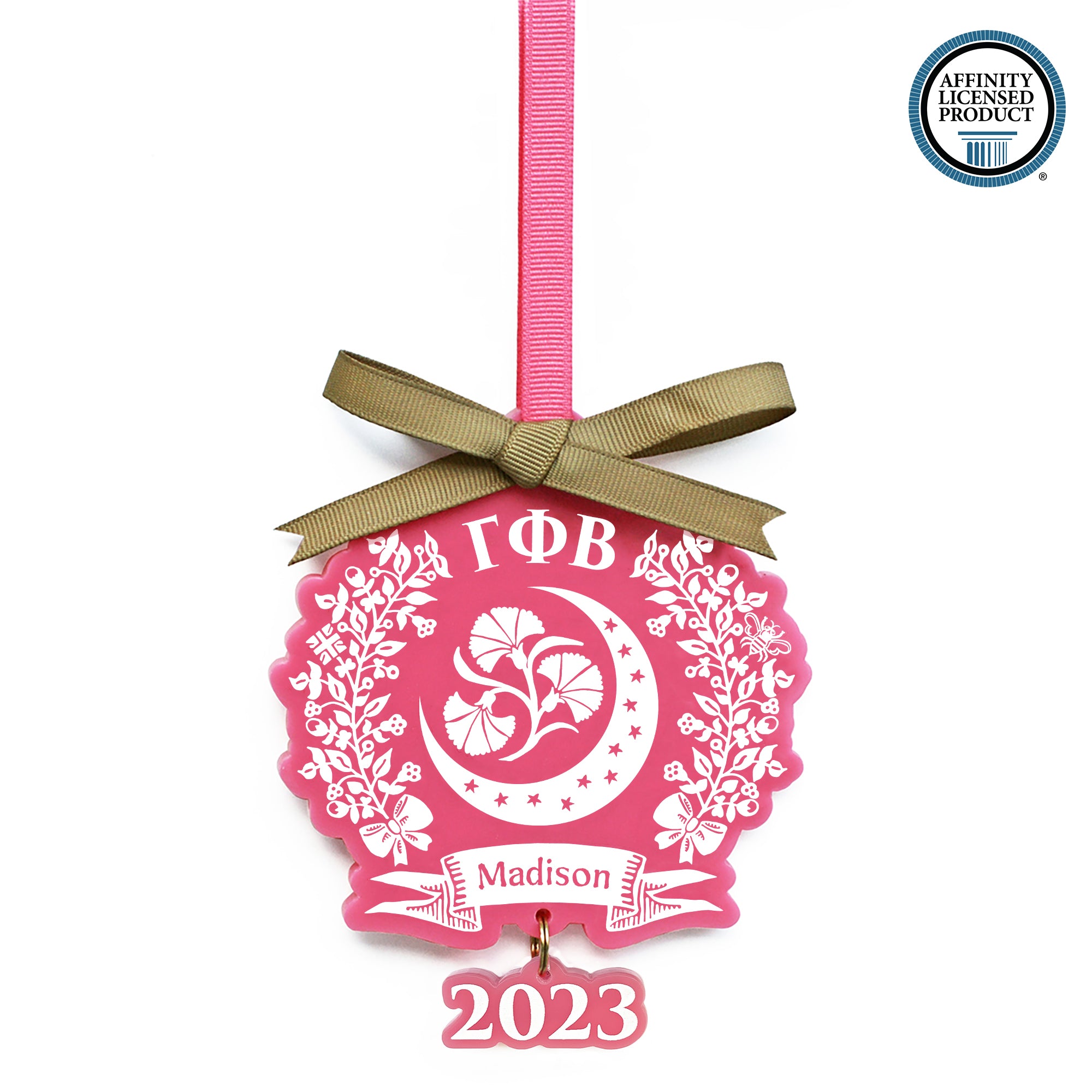 Gamma Phi Beta Ornament | Brit and Bee