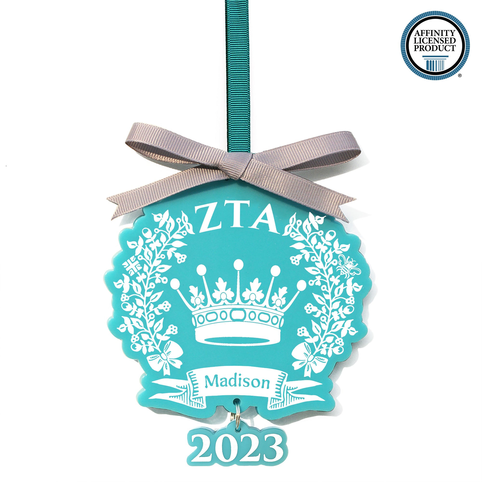 Zeta Tau Alpha Ornament | Brit and Bee