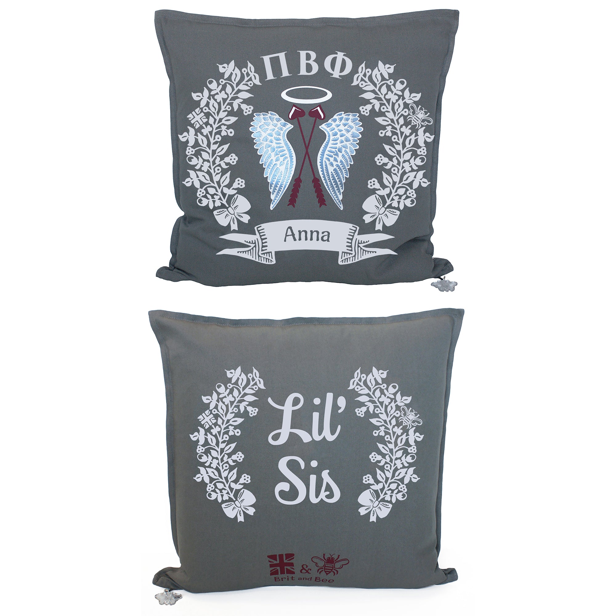 Pi Beta Phi Pillow | Brit and Bee