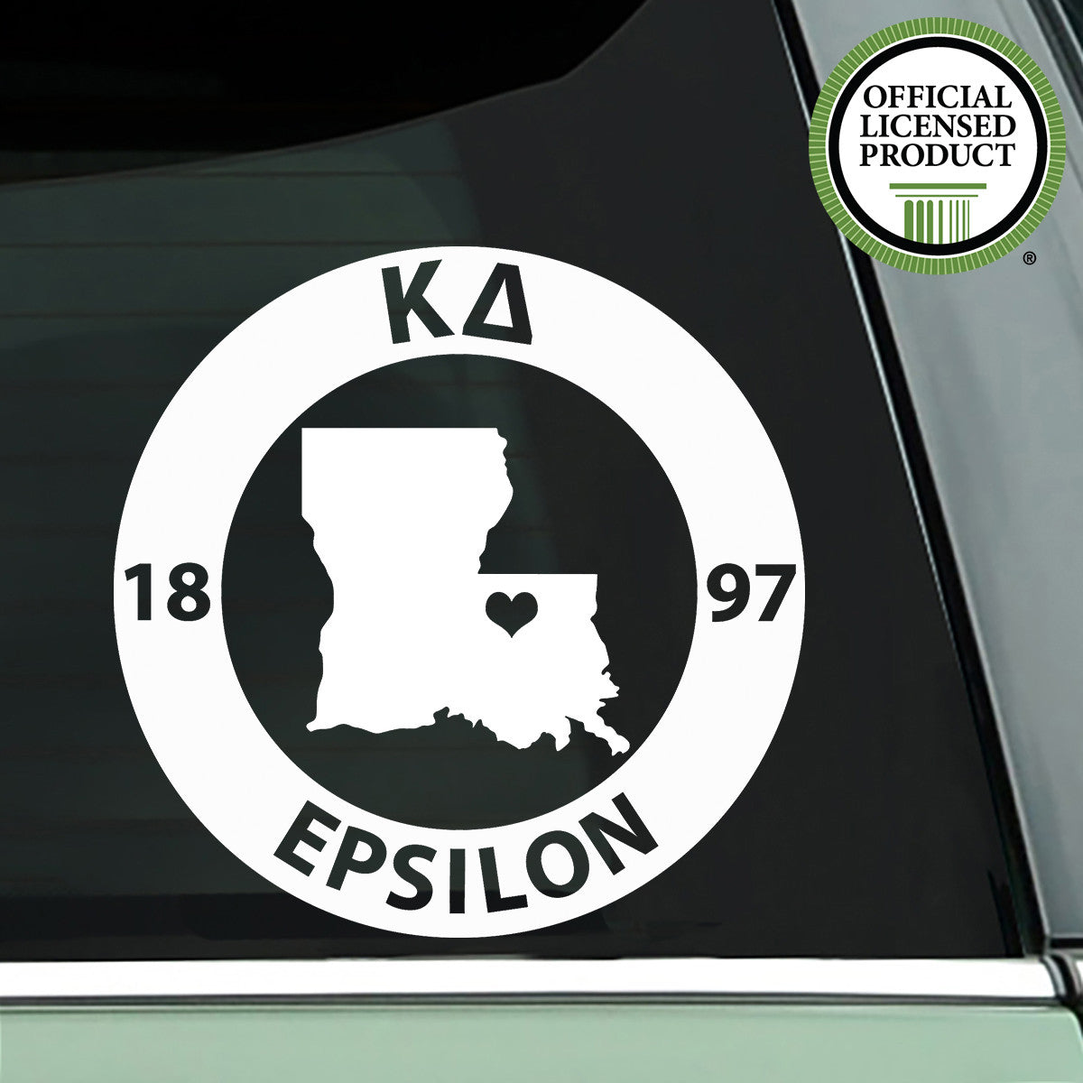 Brit and Bee Sorority State Decal - Kappa Delta