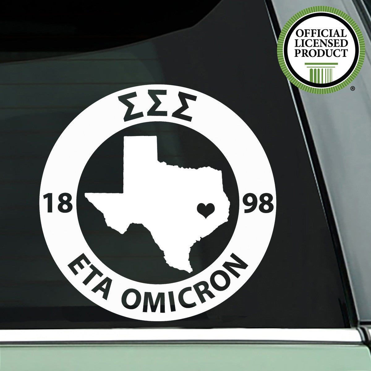 Brit and Bee Sorority State Decal - Sigma Sigma Sigma