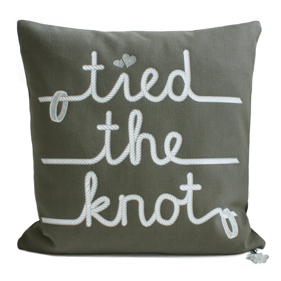 Brit and Bee Wedding Throw Pillow