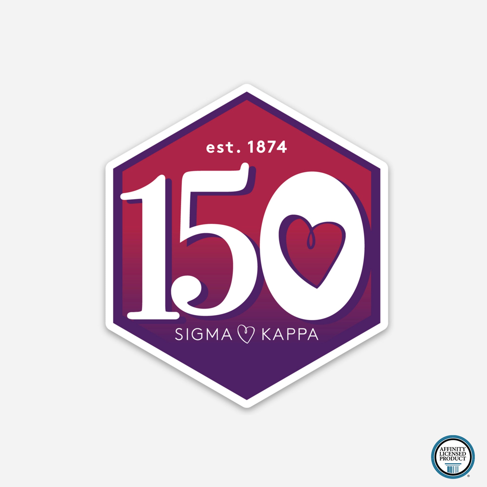 Sigma Kappa 150th Anniversary Sticker | Brit and Bee