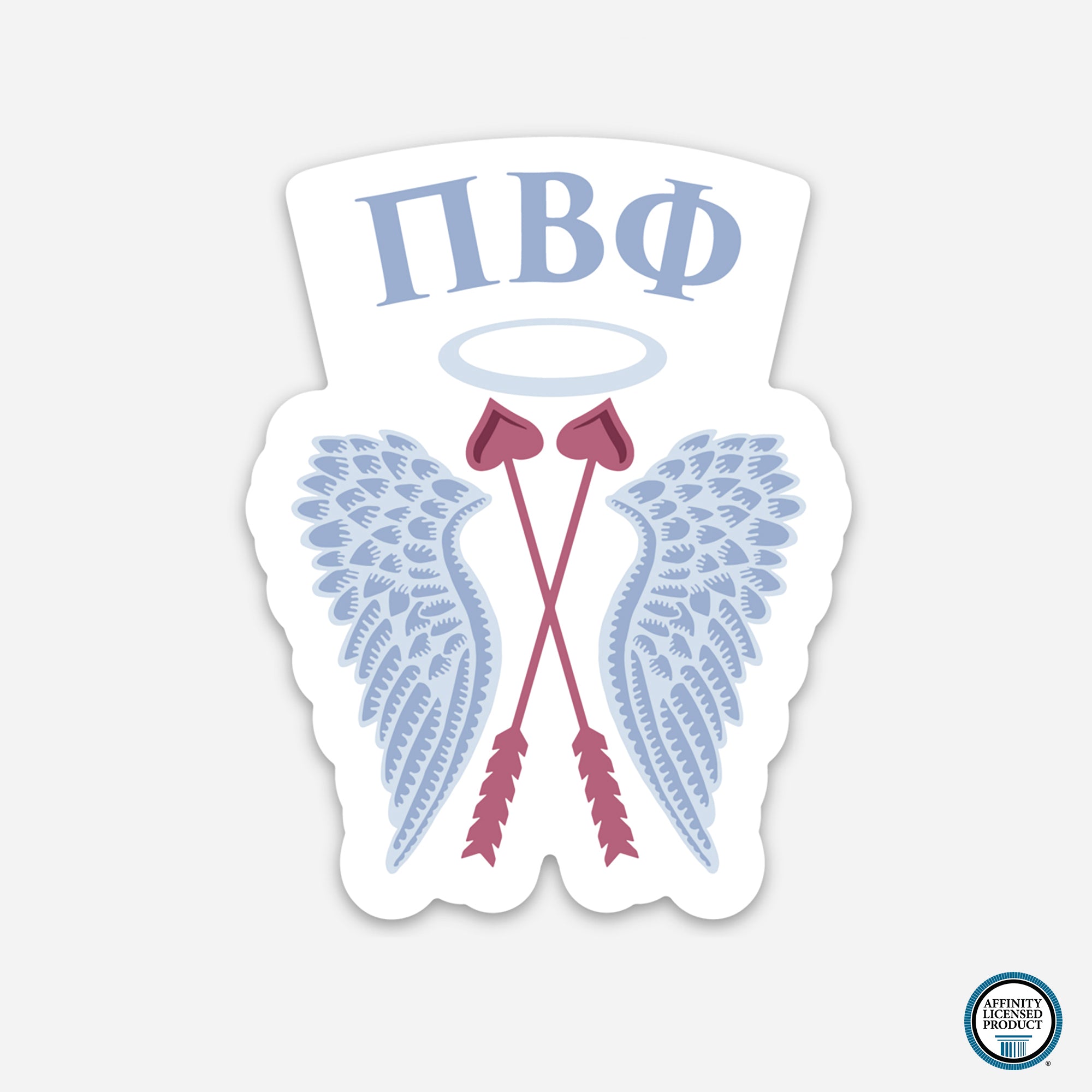 Pi Beta Phi Angel Wings Sticker | Brit and Bee