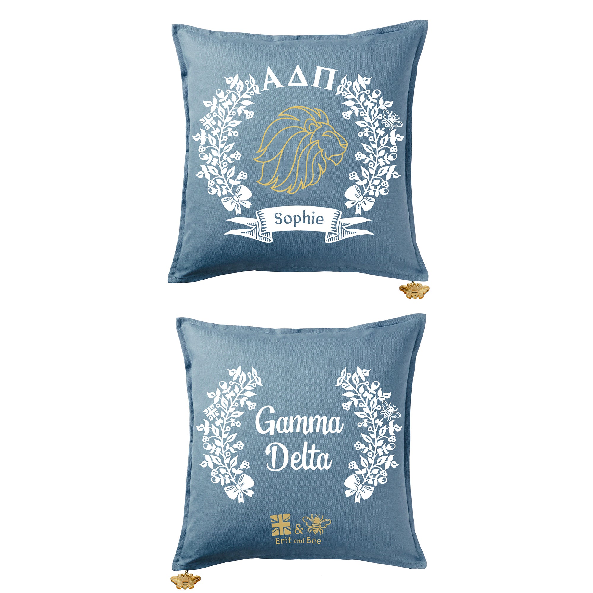 Alpha Delta Pi Pillow | Brit and Bee