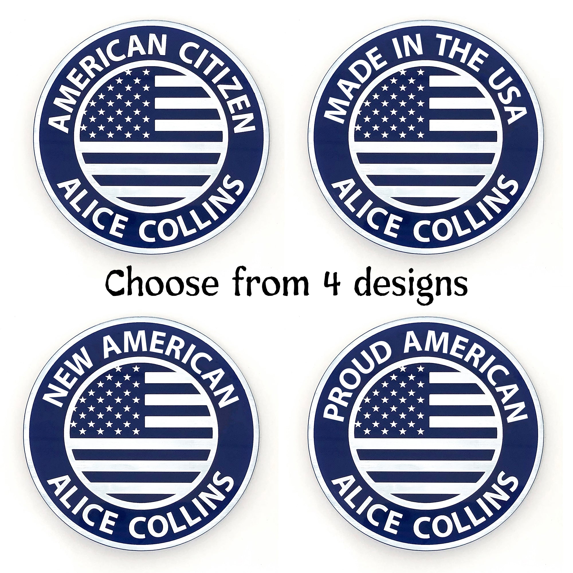 American Citizen Coaster | Brit and Bee