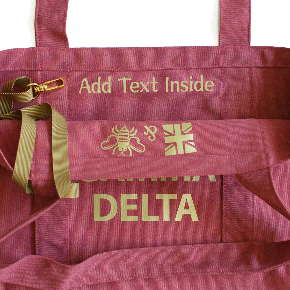 Alpha Gamma Delta State Book Tote Bag | Brit and Bee