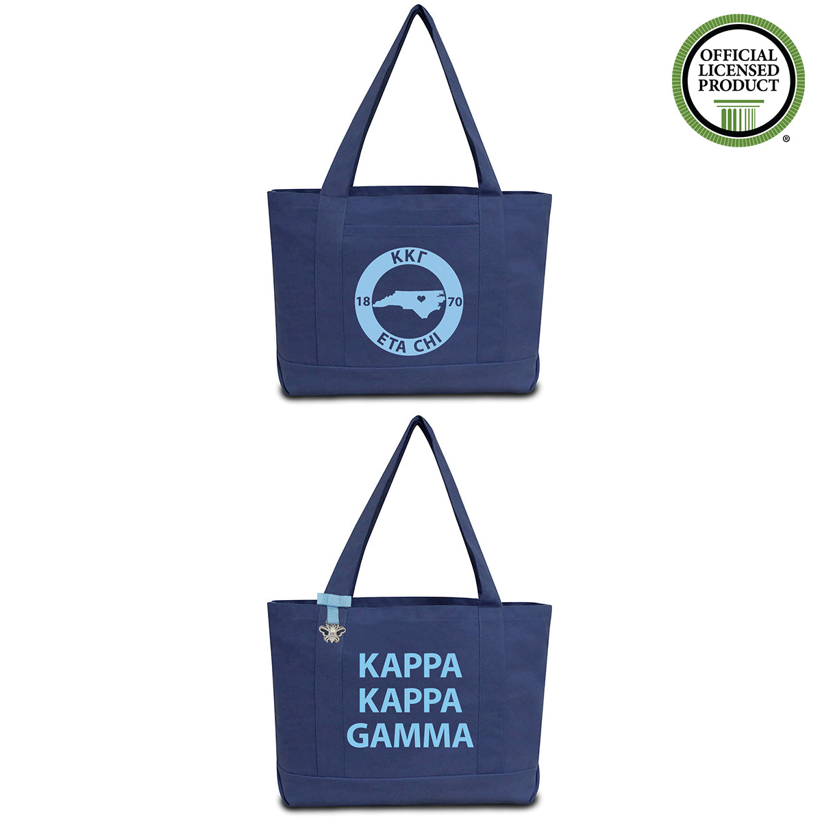 Kappa Kappa Gamma State Book Tote Bag | Brit and Bee