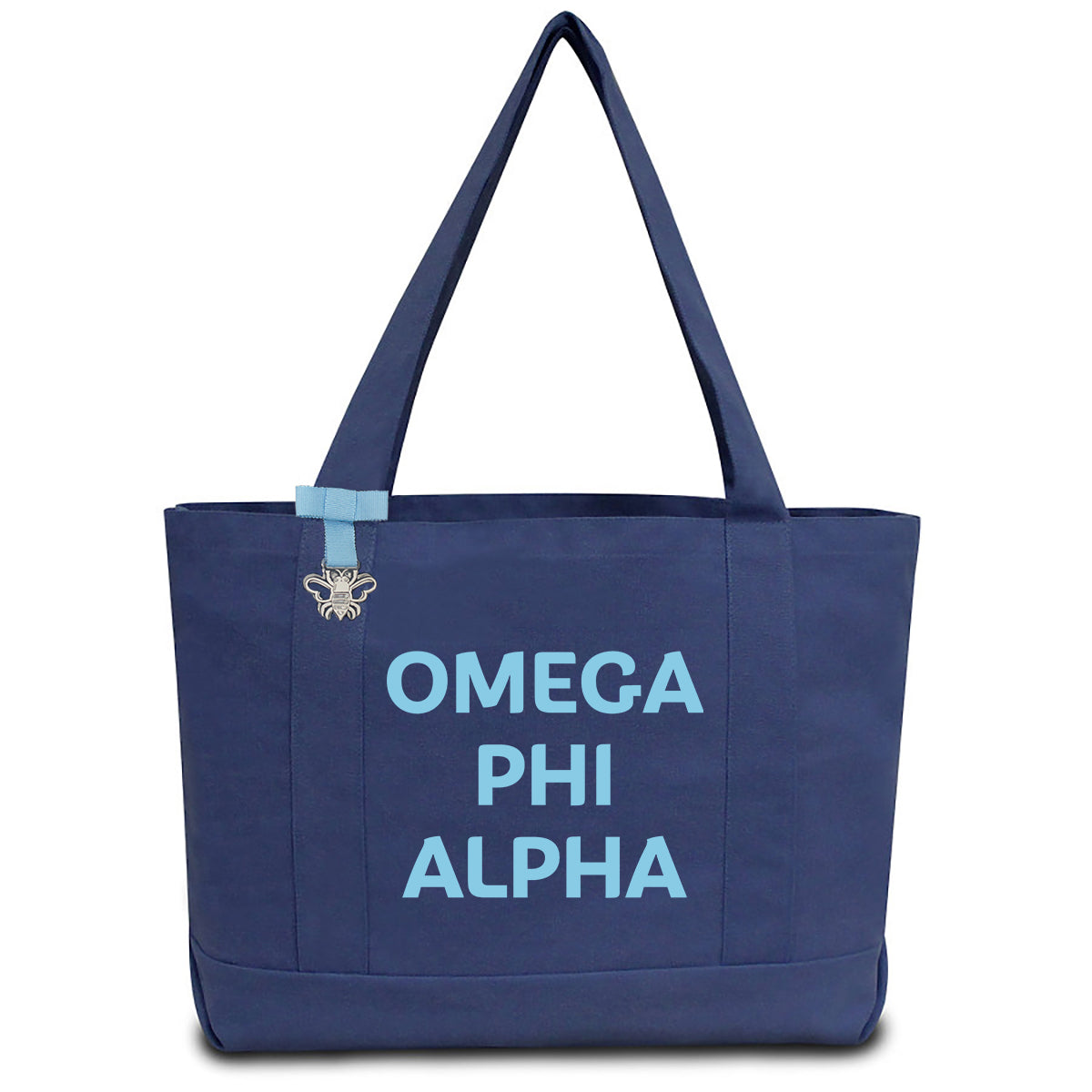 Omega Phi Alpha State Book Tote Bag | Brit and Bee